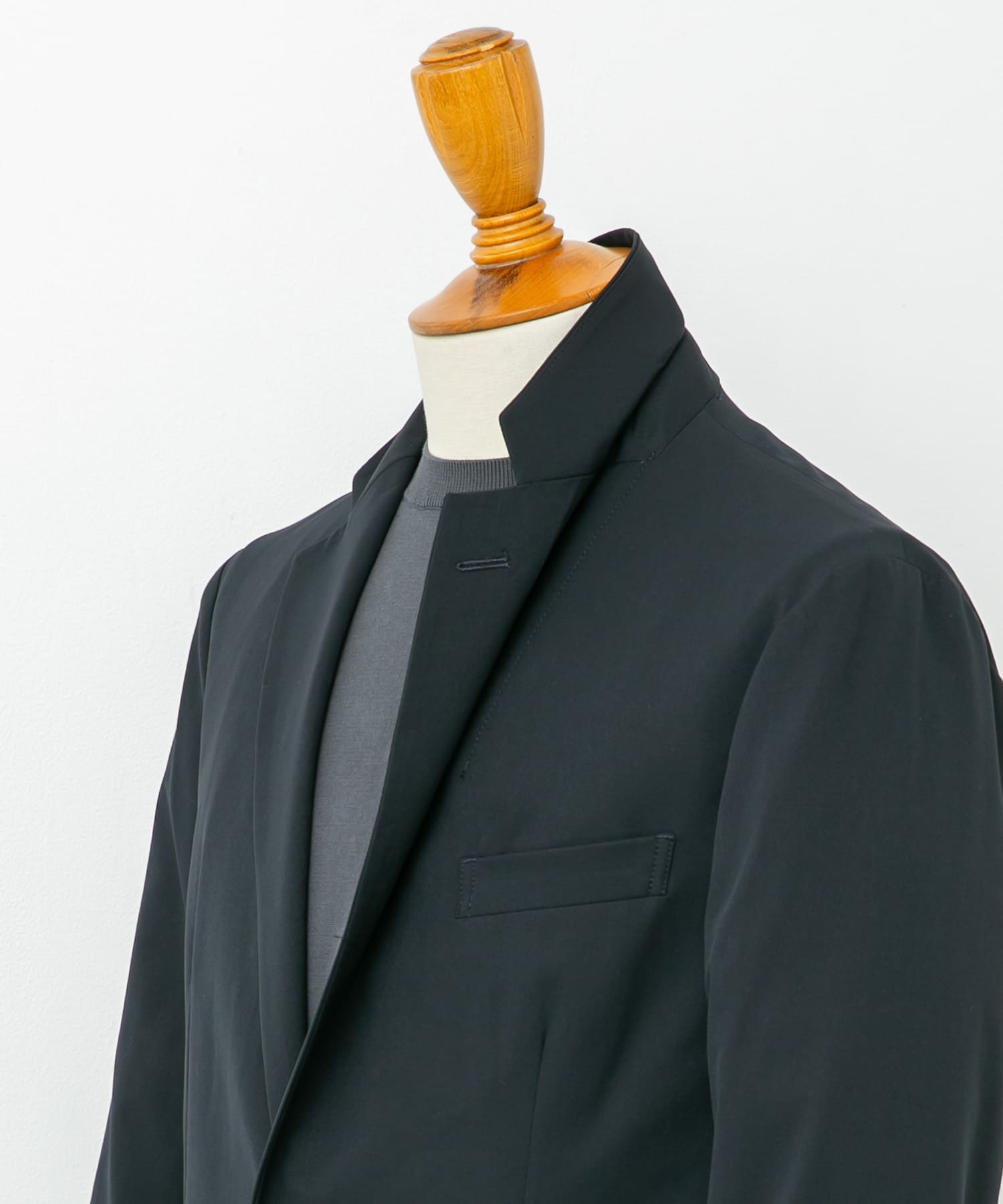 LIFE STYLE TAILOR　4WAYストレッチジャケット NAVY M