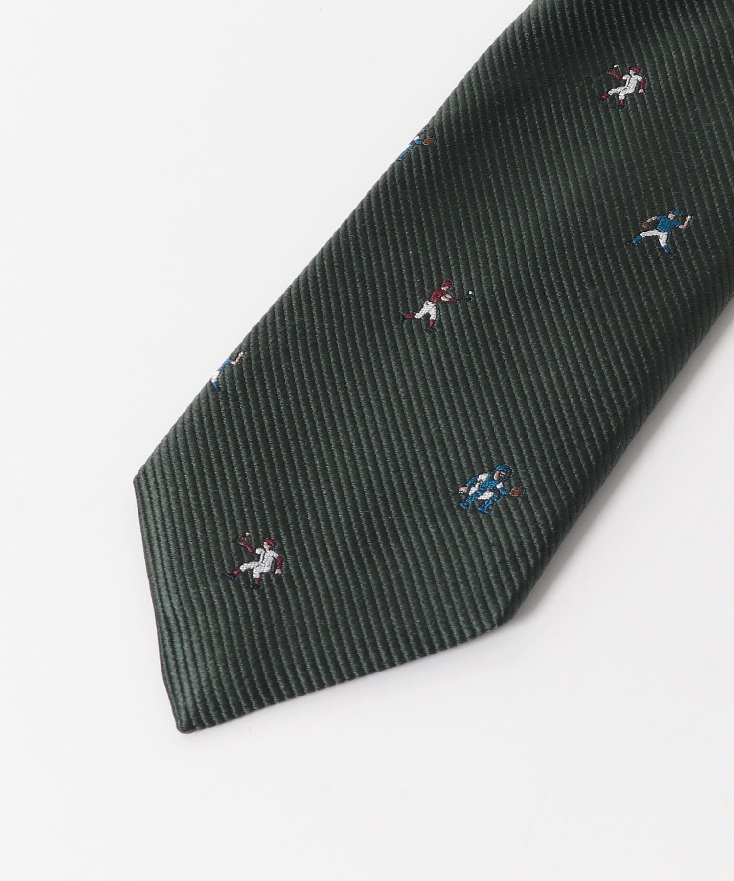 LIFE STYLE TAILOR　ベースボールモチーフタイ 02GREEN -