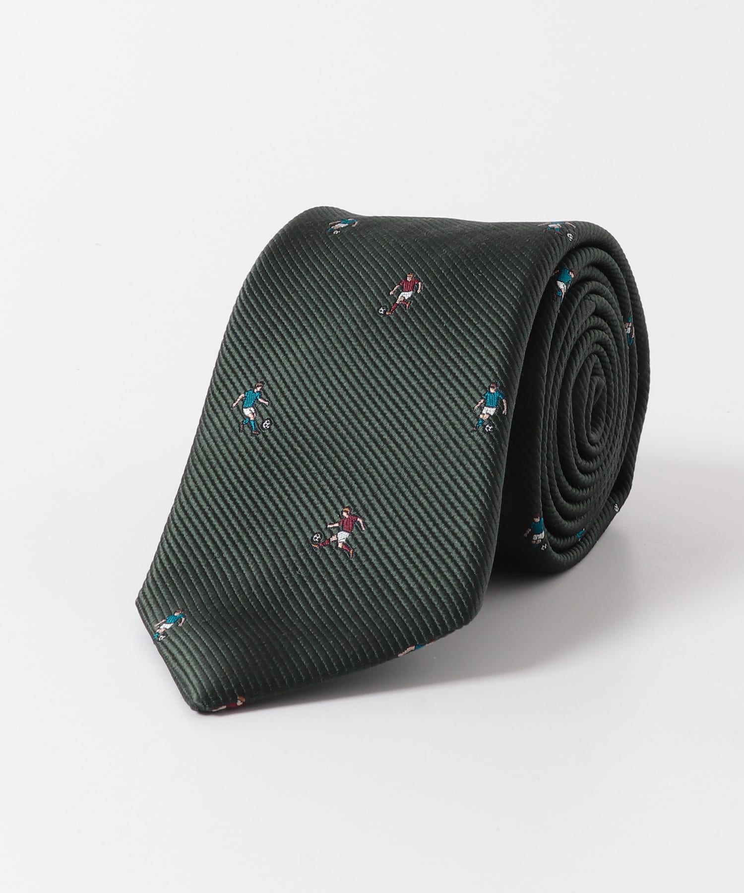 LIFE STYLE TAILOR フットボールモチーフタイ(- 01NAVY): ドレスライン