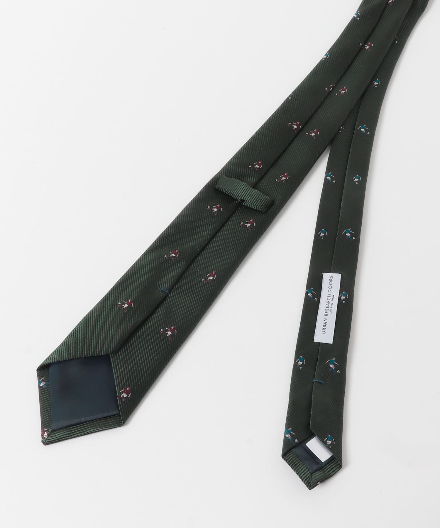 LIFE STYLE TAILOR　フットボールモチーフタイ 02GREEN -