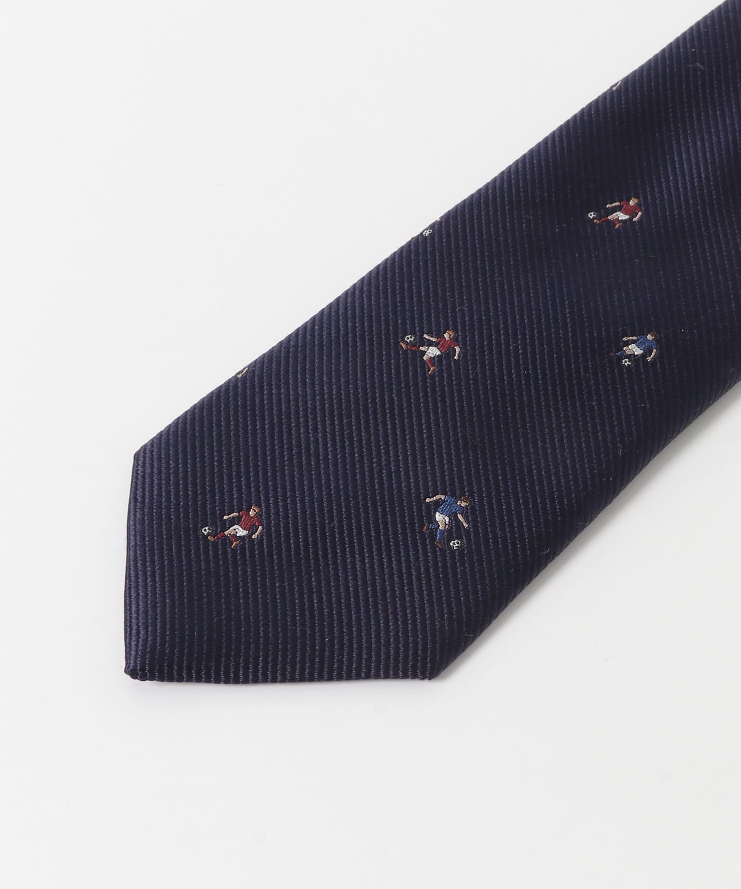 LIFE STYLE TAILOR　フットボールモチーフタイ 01NAVY -