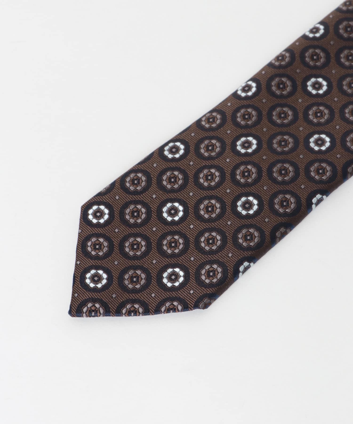 LIFE STYLE TAILOR　26SS国内タイ小紋3 02BROWN -