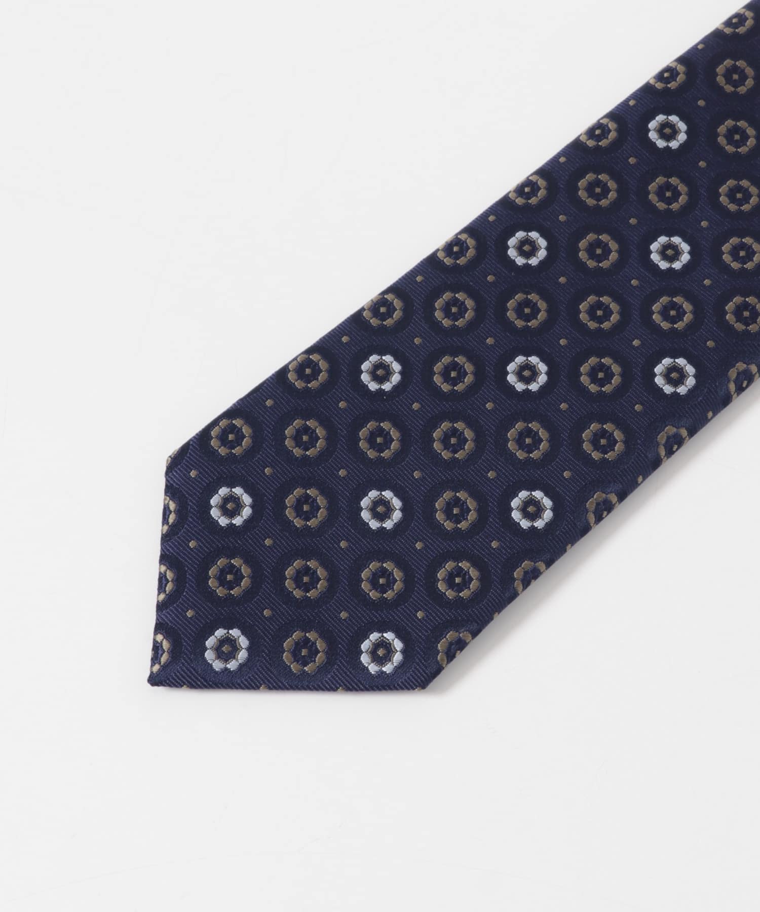 LIFE STYLE TAILOR　26SS国内タイ小紋3 01NAVY -