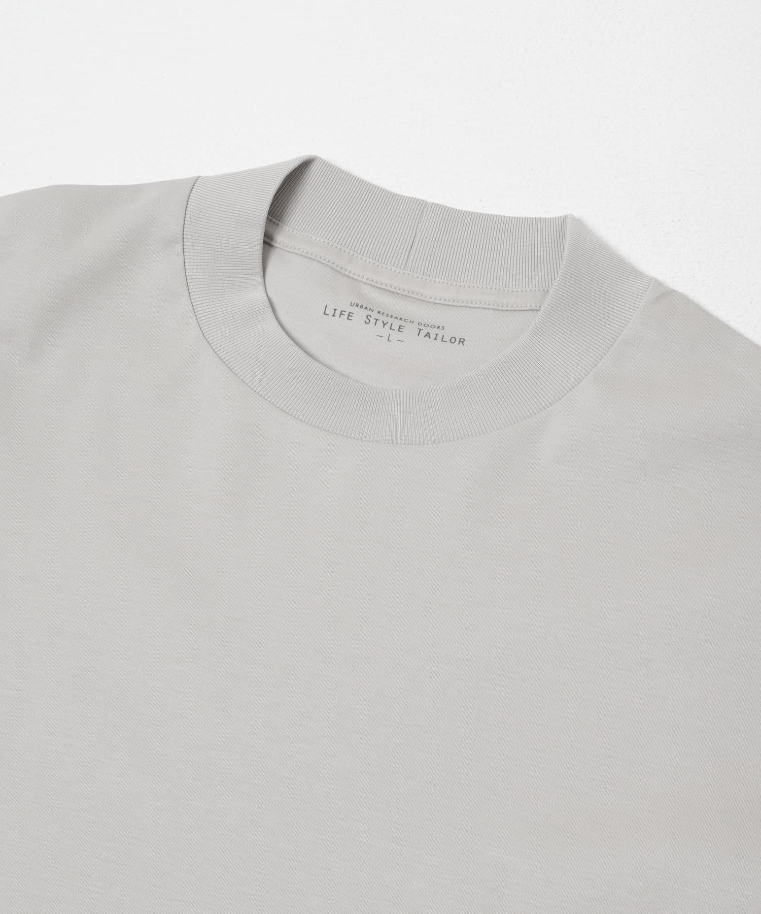 『UR TECH』LIFE STYLE TAILOR　サマシェア ドレスTシャツ ICE GRAY M