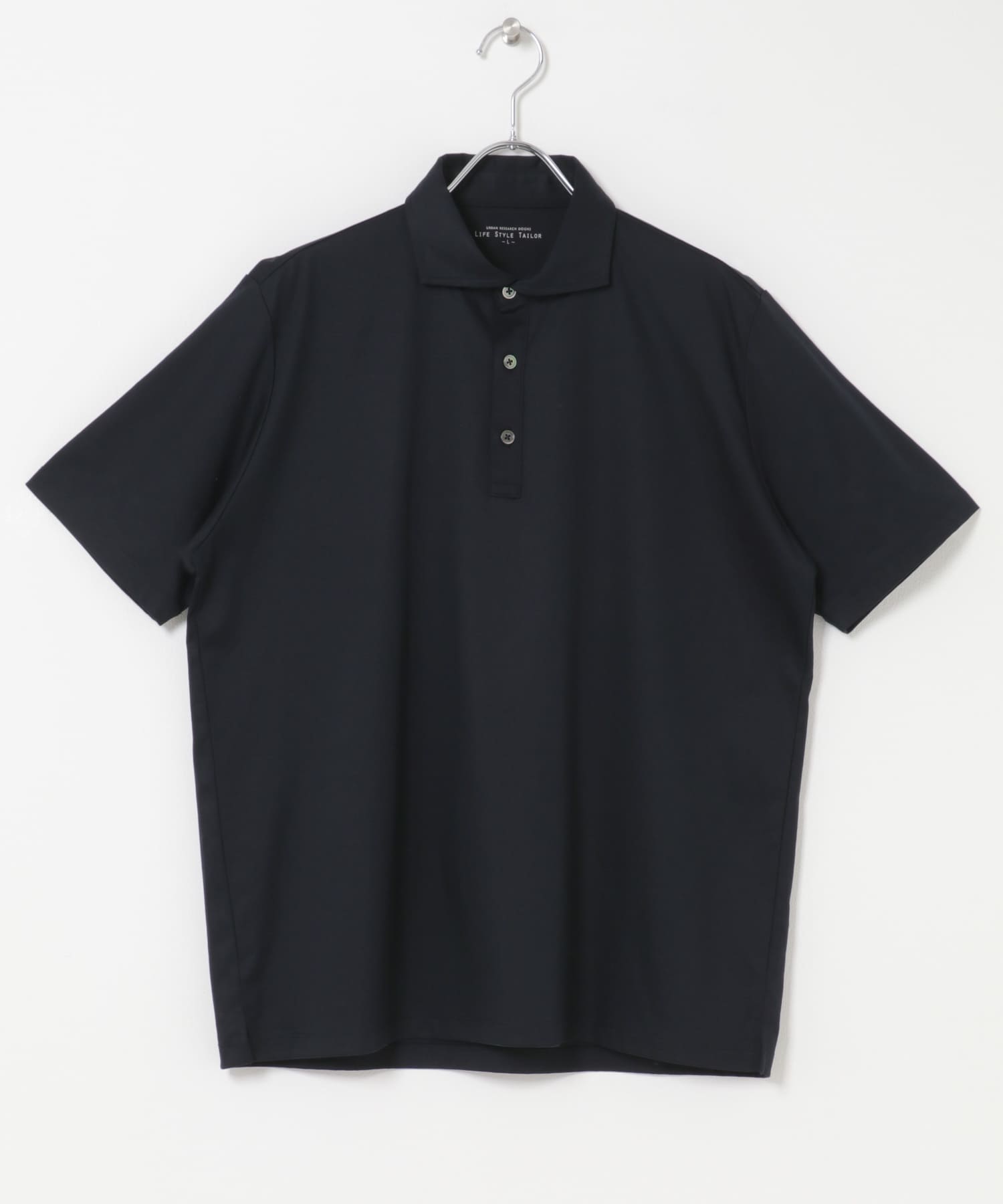 LIFE STYLE TAILOR　『UR TECH』サマシェア ドレスポロ NAVY M