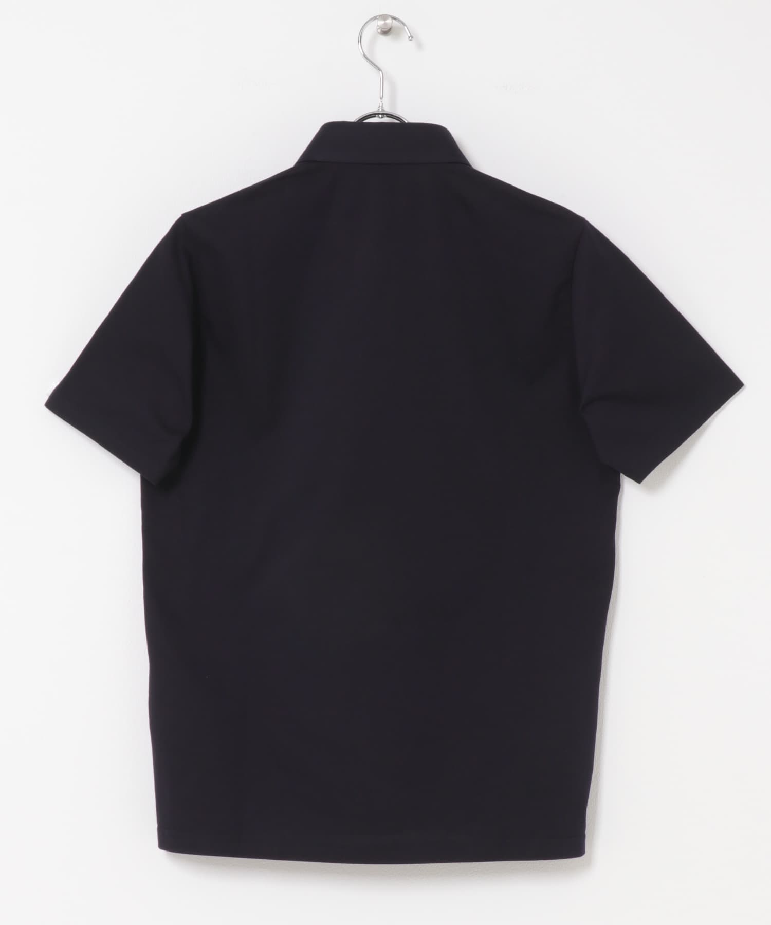 LIFE STYLE TAILOR 　カッタウェイ半袖プルオーバー NAVY M