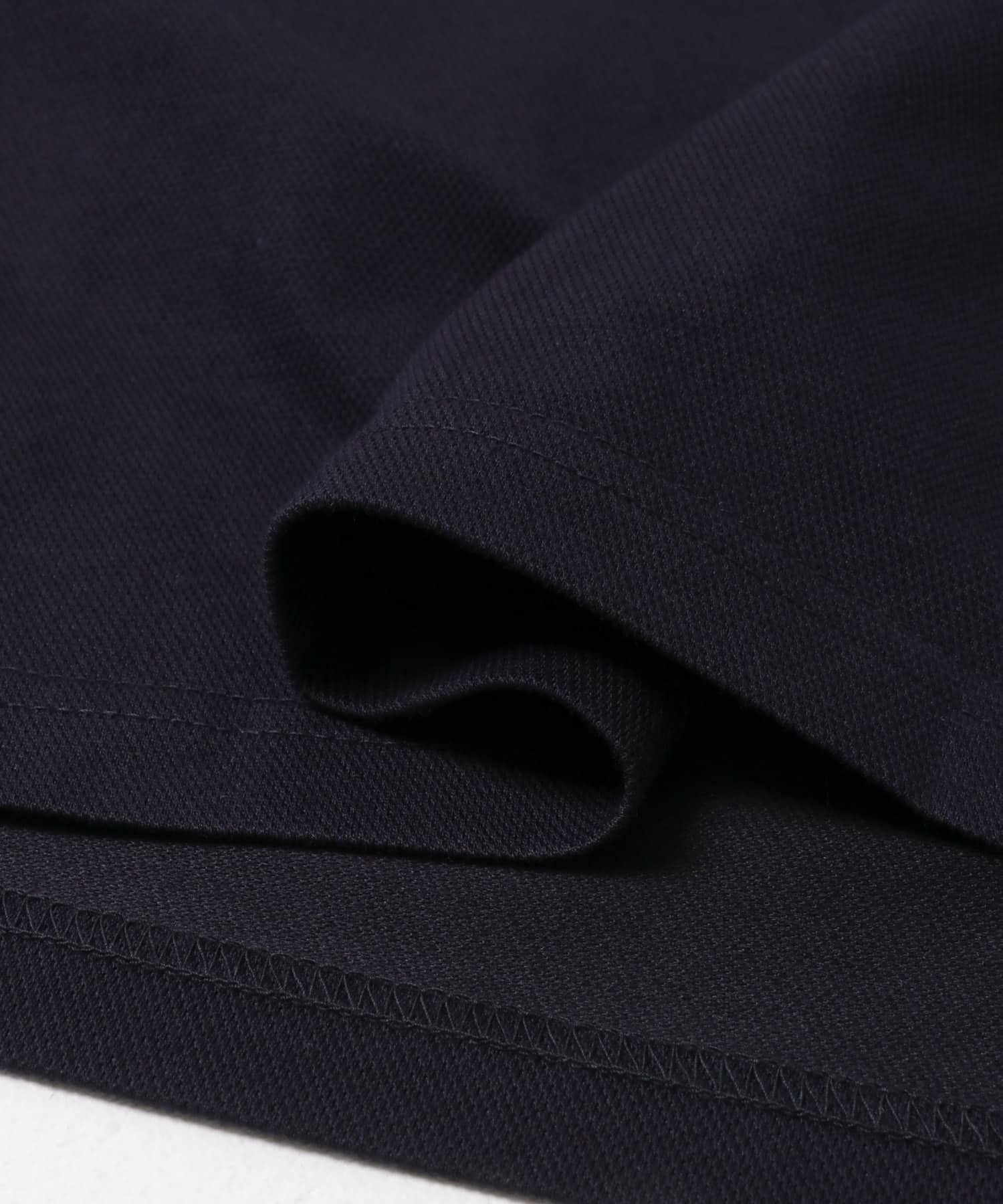 LIFE STYLE TAILOR 　カッタウェイ半袖プルオーバー NAVY M