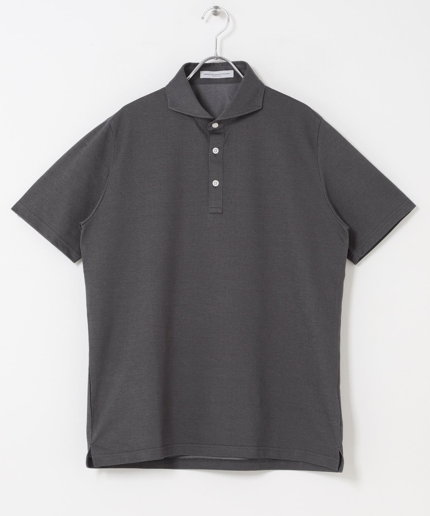 LIFE STYLE TAILOR 　カッタウェイ半袖プルオーバー GRAY M