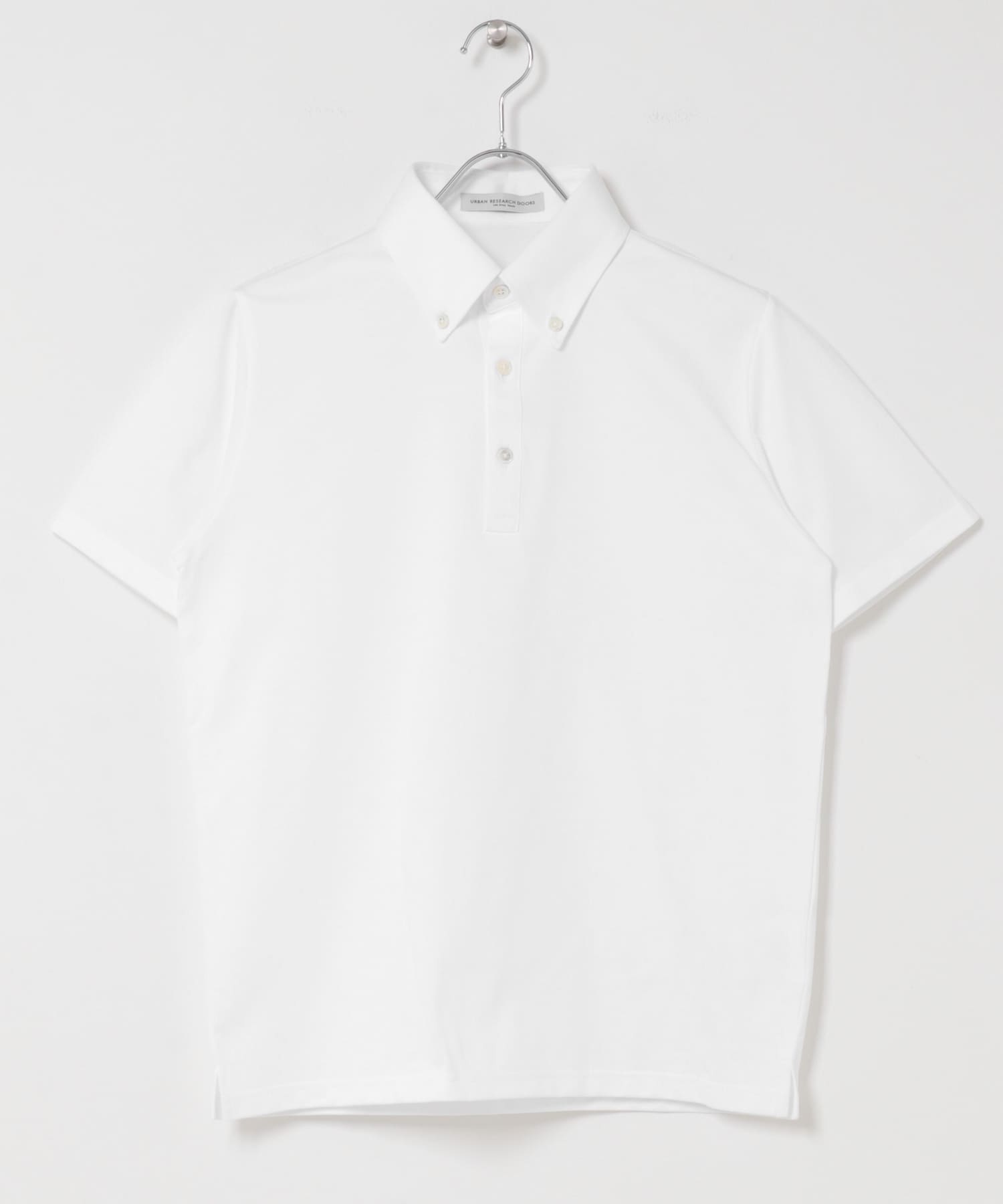 LIFE STYLE TAILOR 　ボタンダウン半袖プルオーバー WHITE M