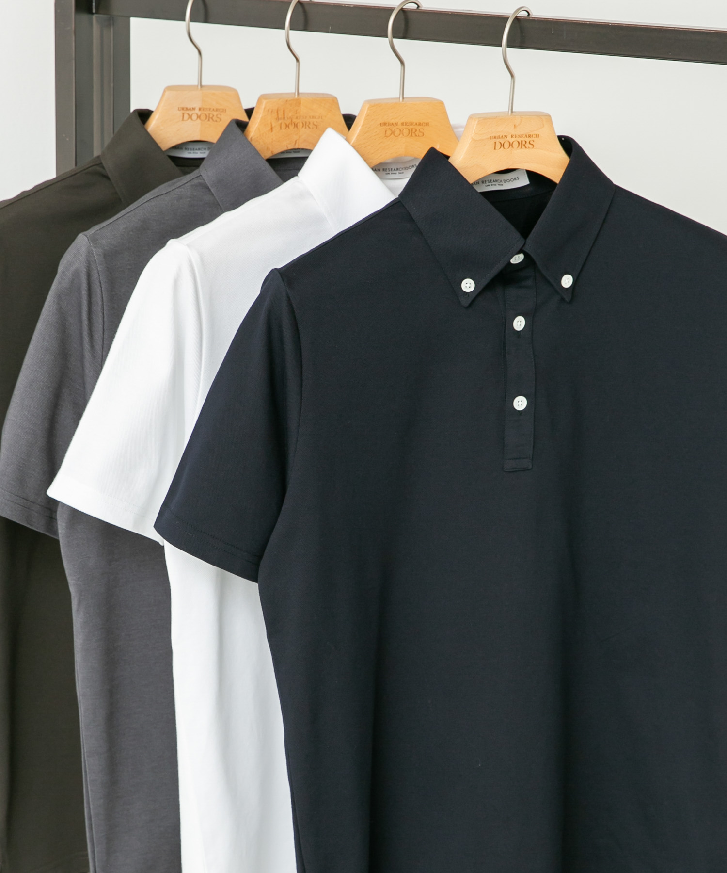 LIFE STYLE TAILOR 　ボタンダウン半袖プルオーバー