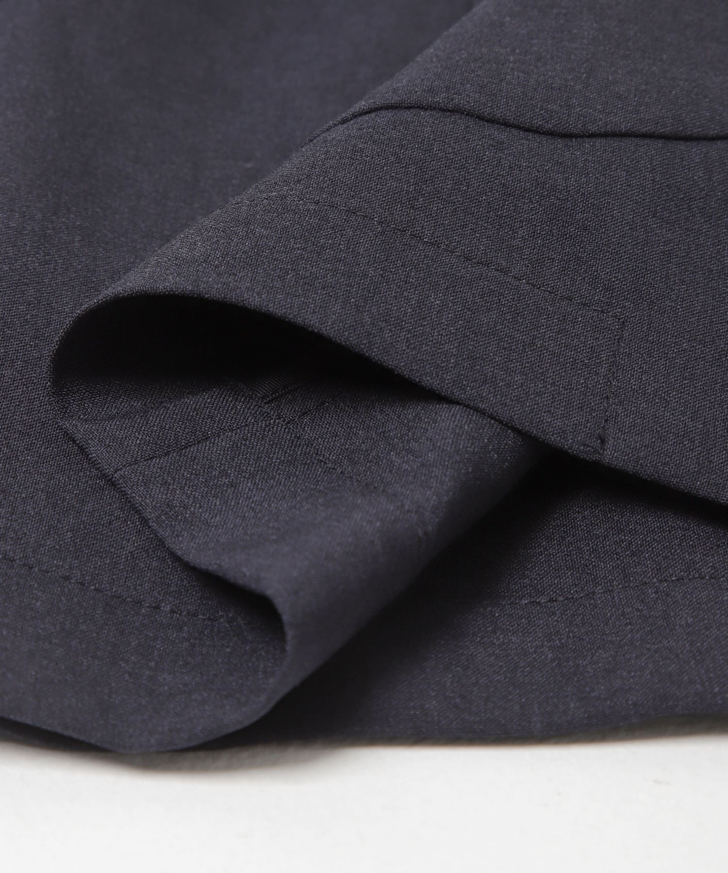 LIFE STYLE TAILOR　リネンライクコンフォータブルジャケット BLUE NAVY S