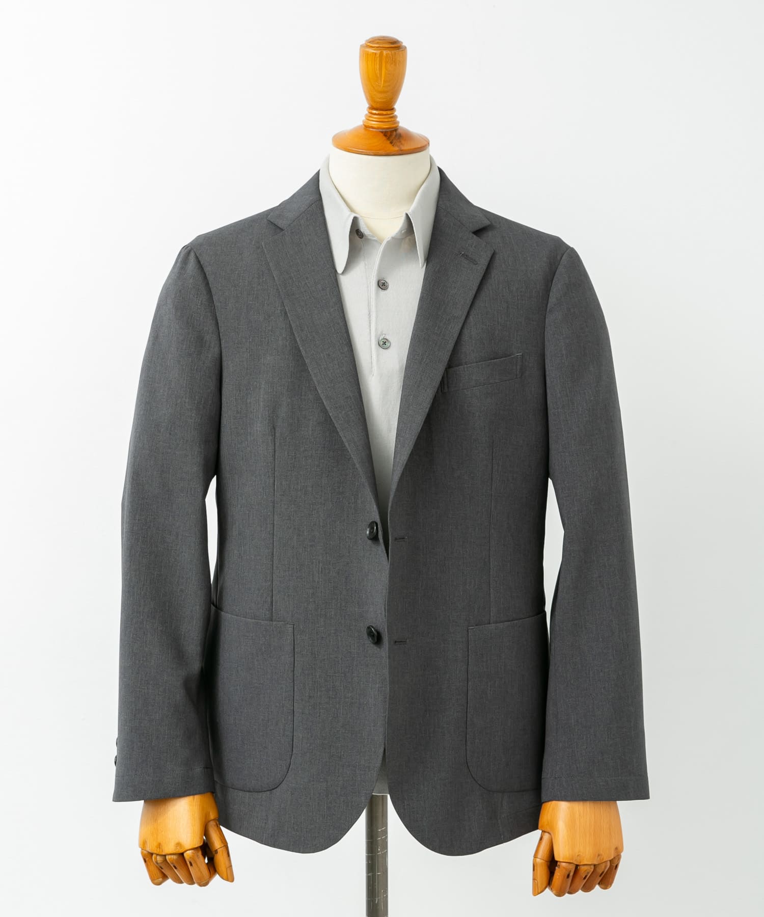 LIFE STYLE TAILOR　リネンライクコンフォータブルジャケット