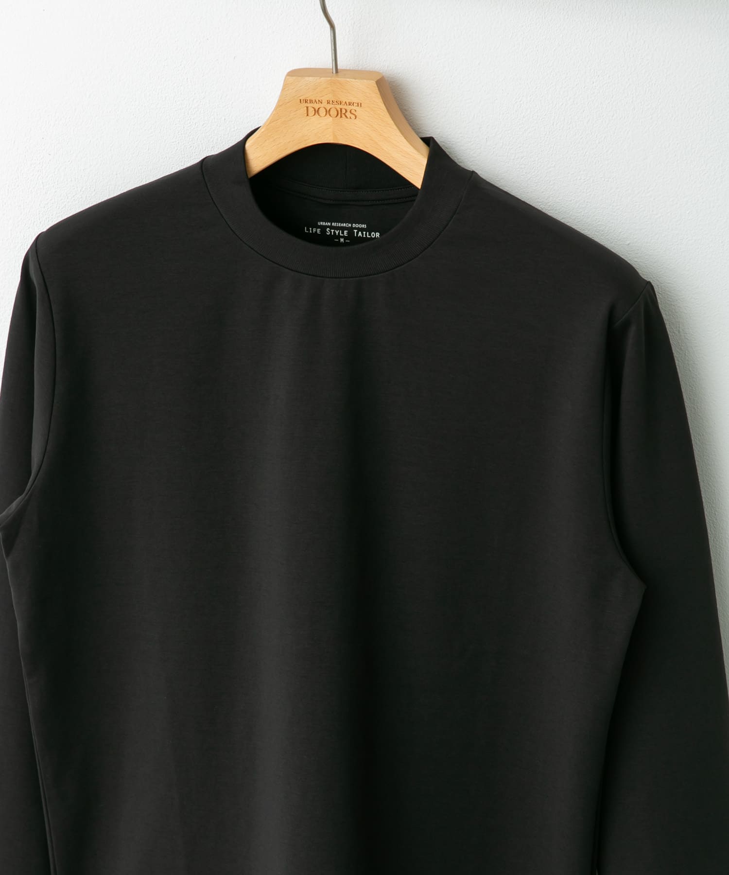 LIFE STYLE TAILOR　ポンチ長袖ドレスTシャツ