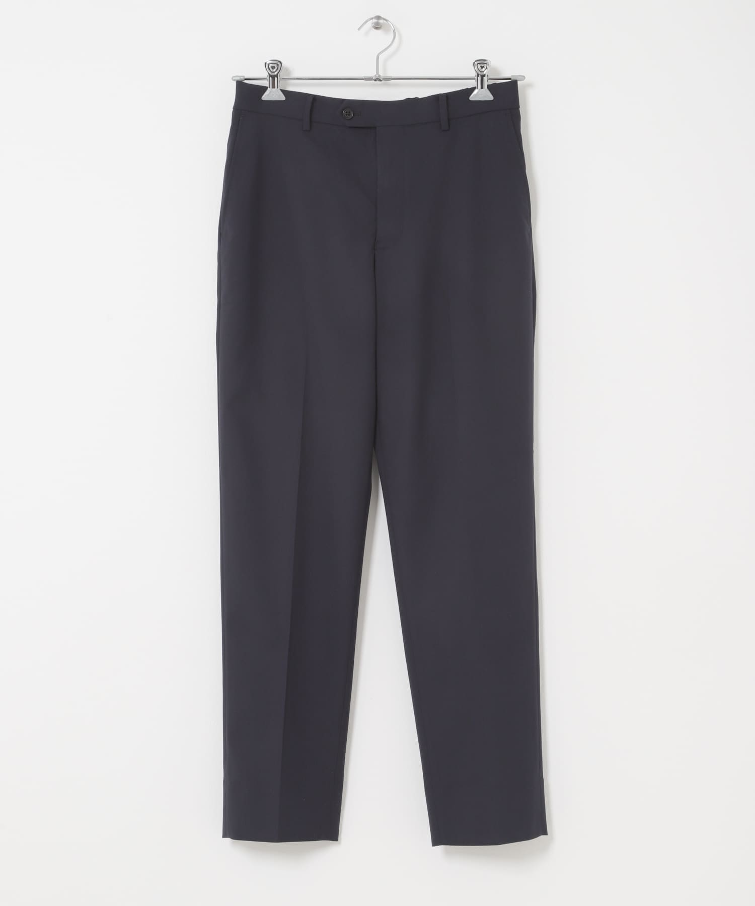 LIFE STYLE TAILOR　ウールライクコンフォータブルスマートパンツ NAVY S