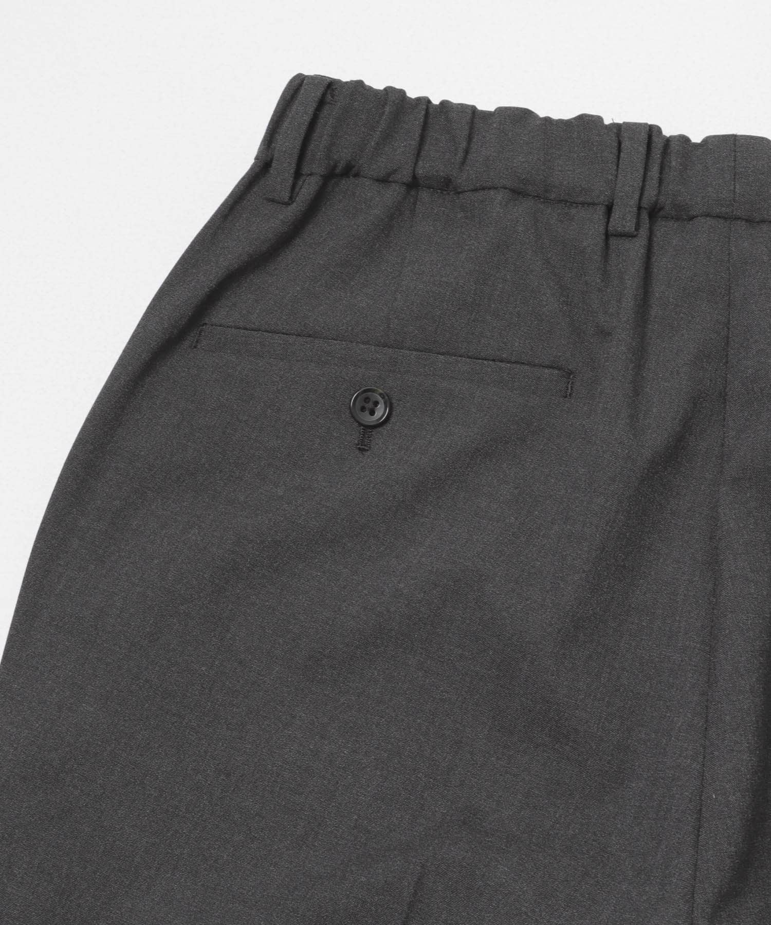 LIFE STYLE TAILOR　ウールライクコンフォータブルスマートパンツ GRAY S