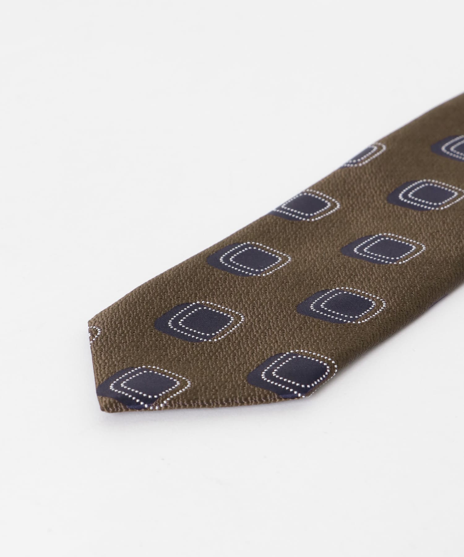 LIFE STYLE TAILOR　26AW国内タイ 小紋3 03BROWN -