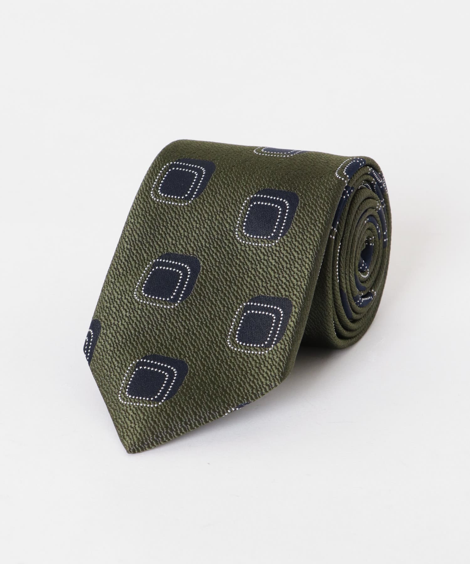 LIFE STYLE TAILOR　26AW国内タイ 小紋3 02GREEN -