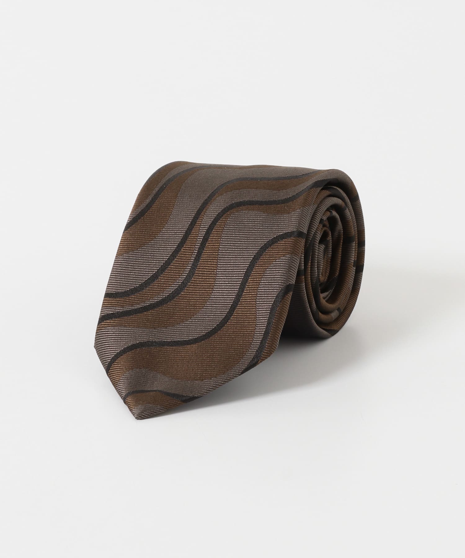 【美品】holiday＆brown ネクタイ LIFE STYLE TAILOR Holliday & Brown タイ7(- 03BROWN): ドレスライン