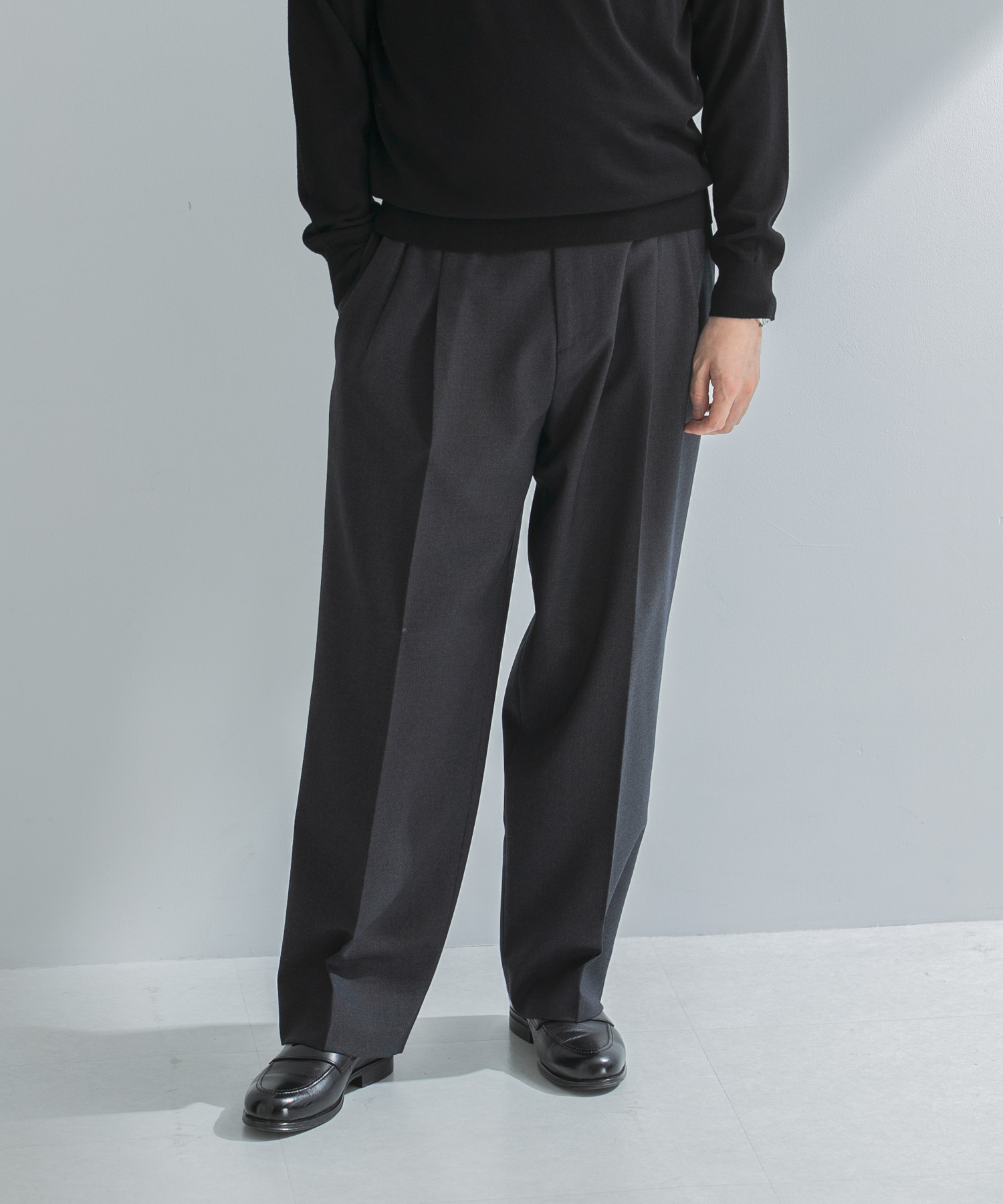 LIFE STYLE TAILOR　REDA アウトタックパンツ