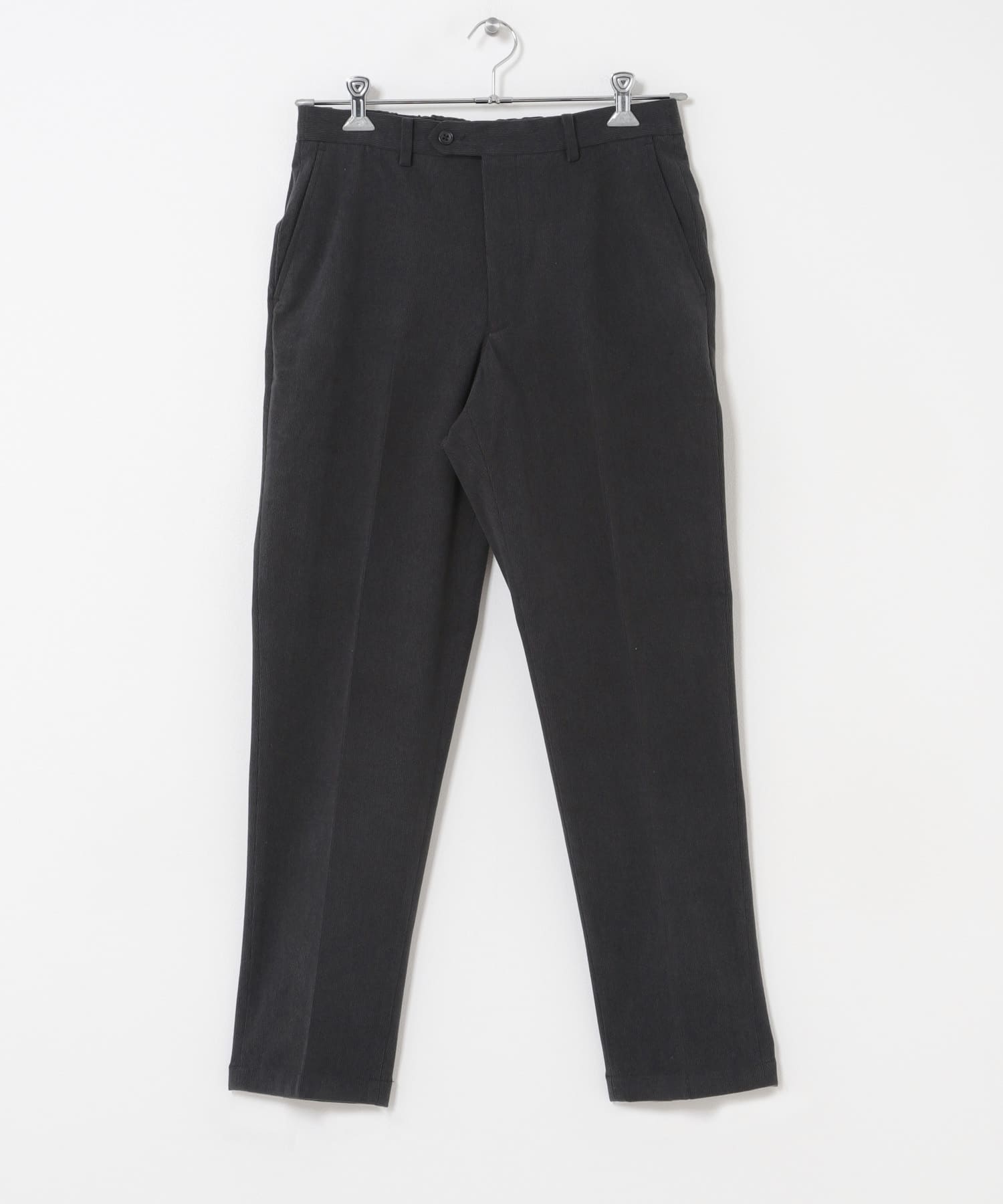 LIFE STYLE TAILOR　コーデュロイコンフォータブルパンツ CHARCOAL S