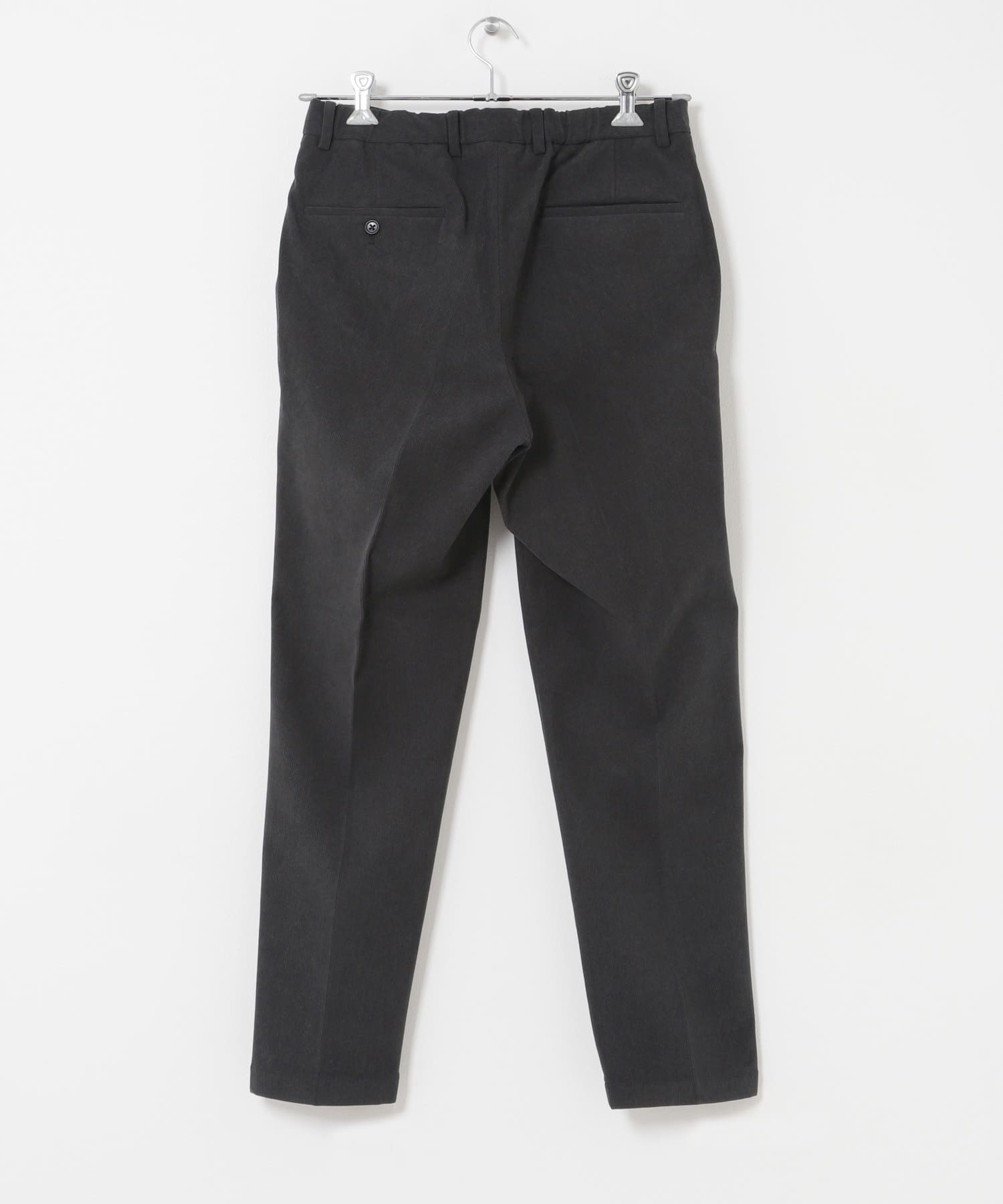 LIFE STYLE TAILOR　コーデュロイコンフォータブルパンツ CHARCOAL S