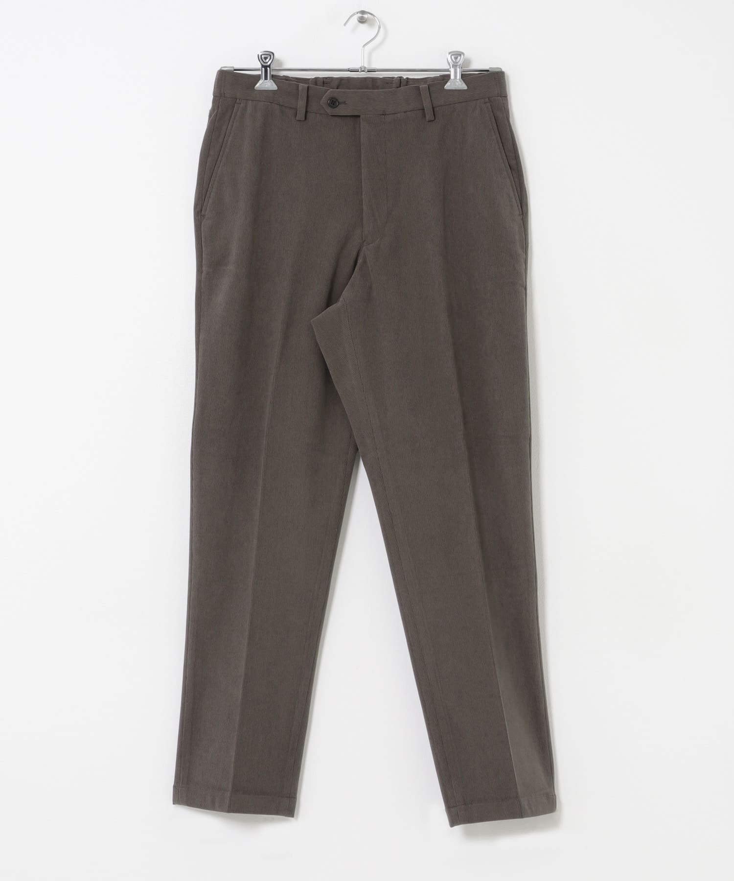 LIFE STYLE TAILOR　コーデュロイコンフォータブルパンツ GREIGE S