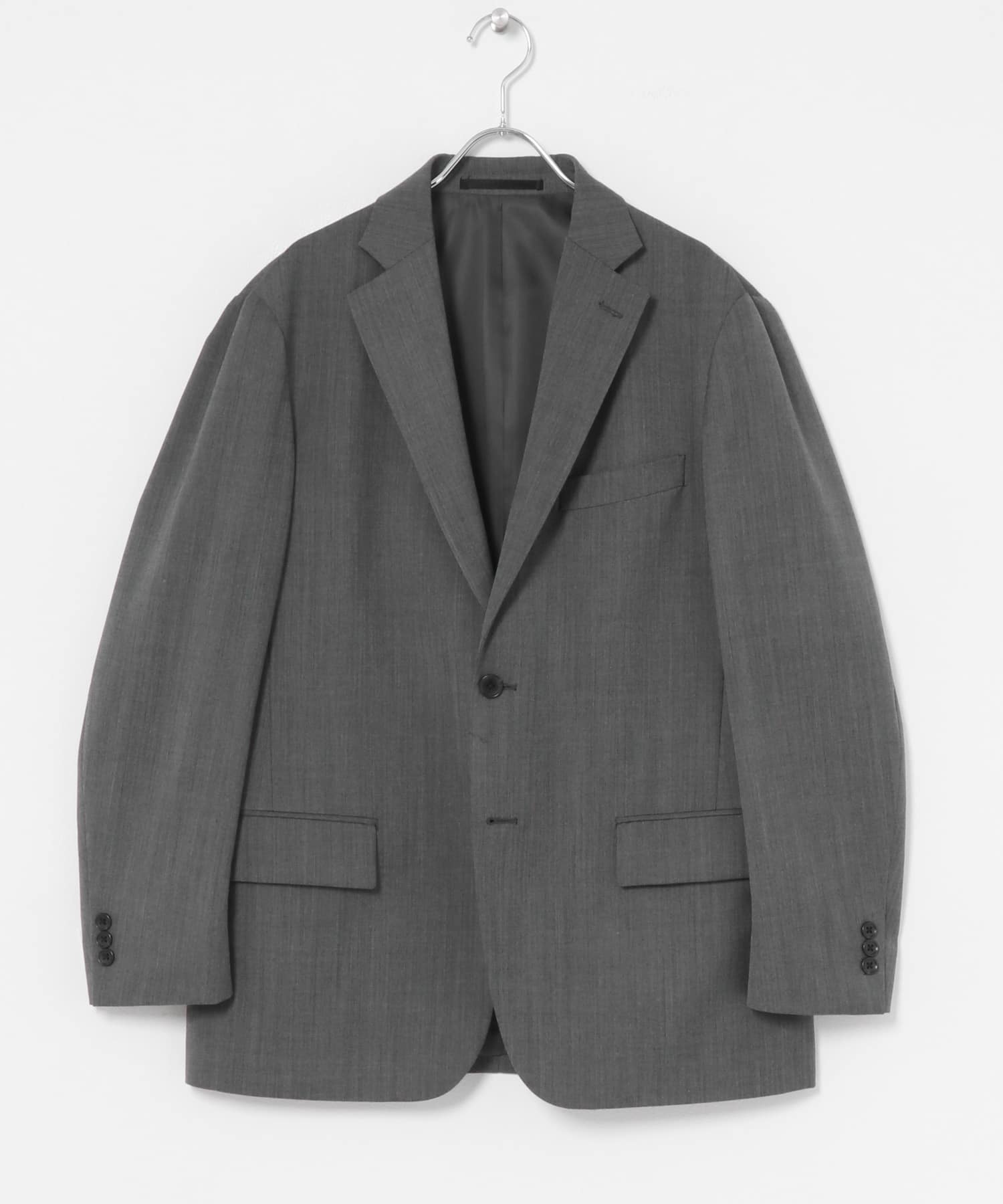 LIFE STYLE TAILOR TWクリアツイルジャケット(S GRAY): アウター