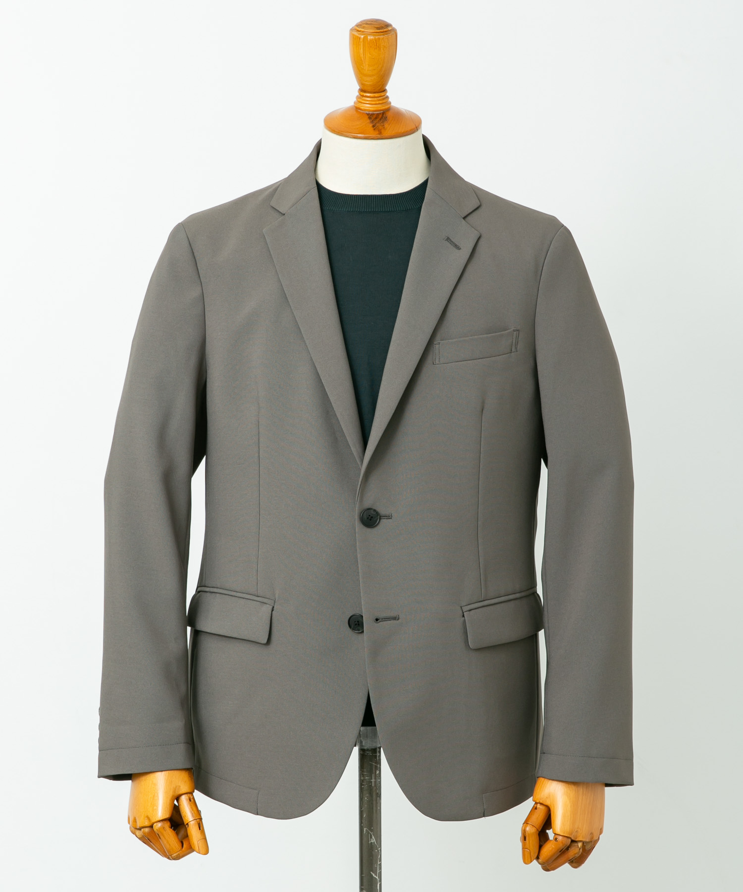 LIFE STYLE TAILOR　ウールライクストレッチジャケット
