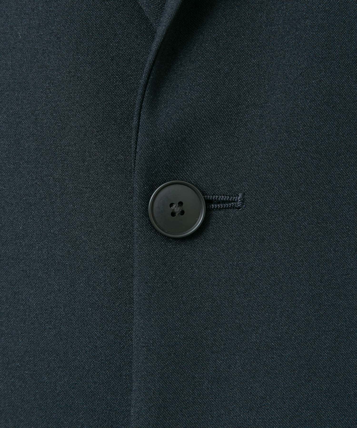 LIFE STYLE TAILOR　ウールライクストレッチジャケット NAVY S