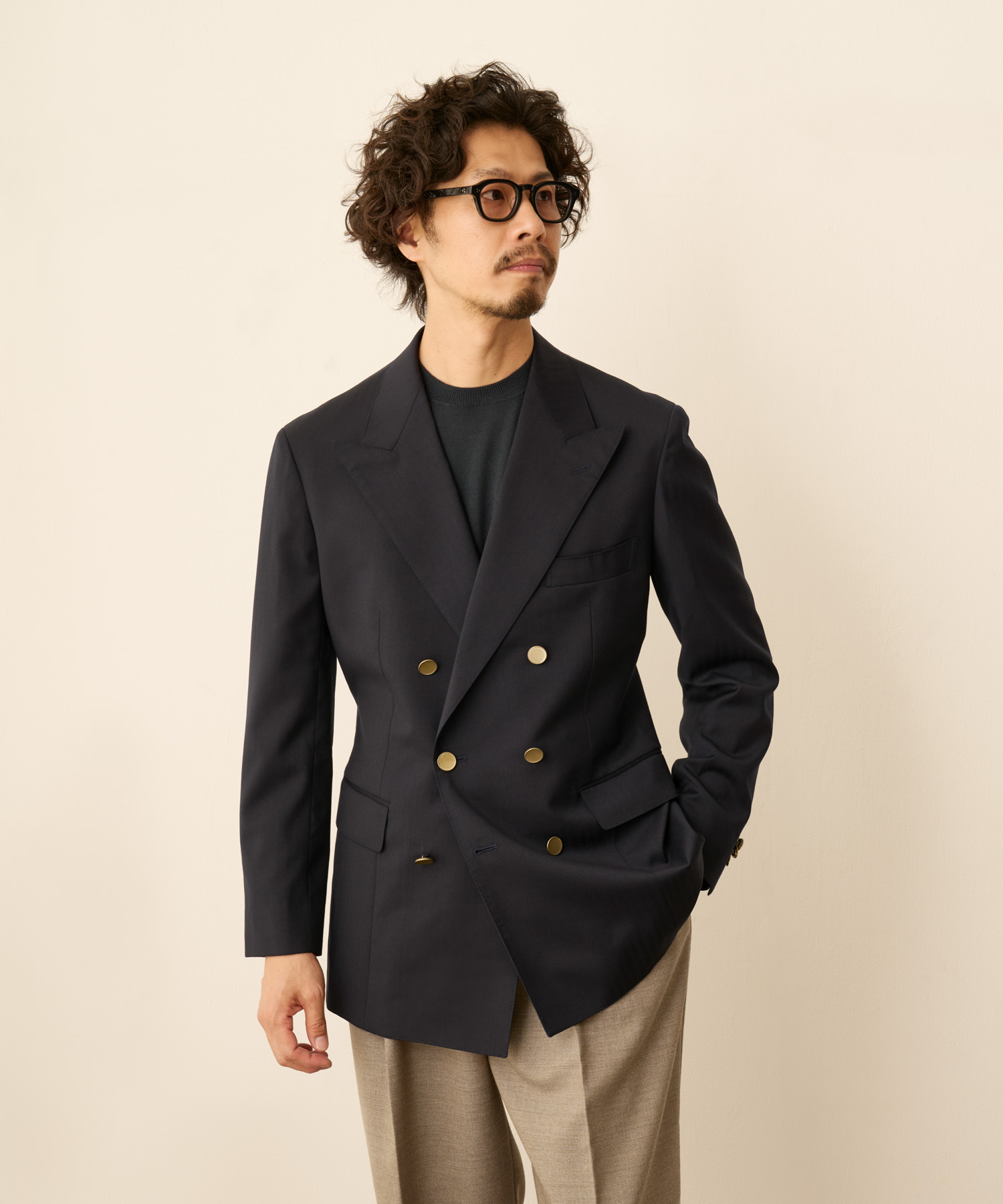 身長：178cm サイズ：48