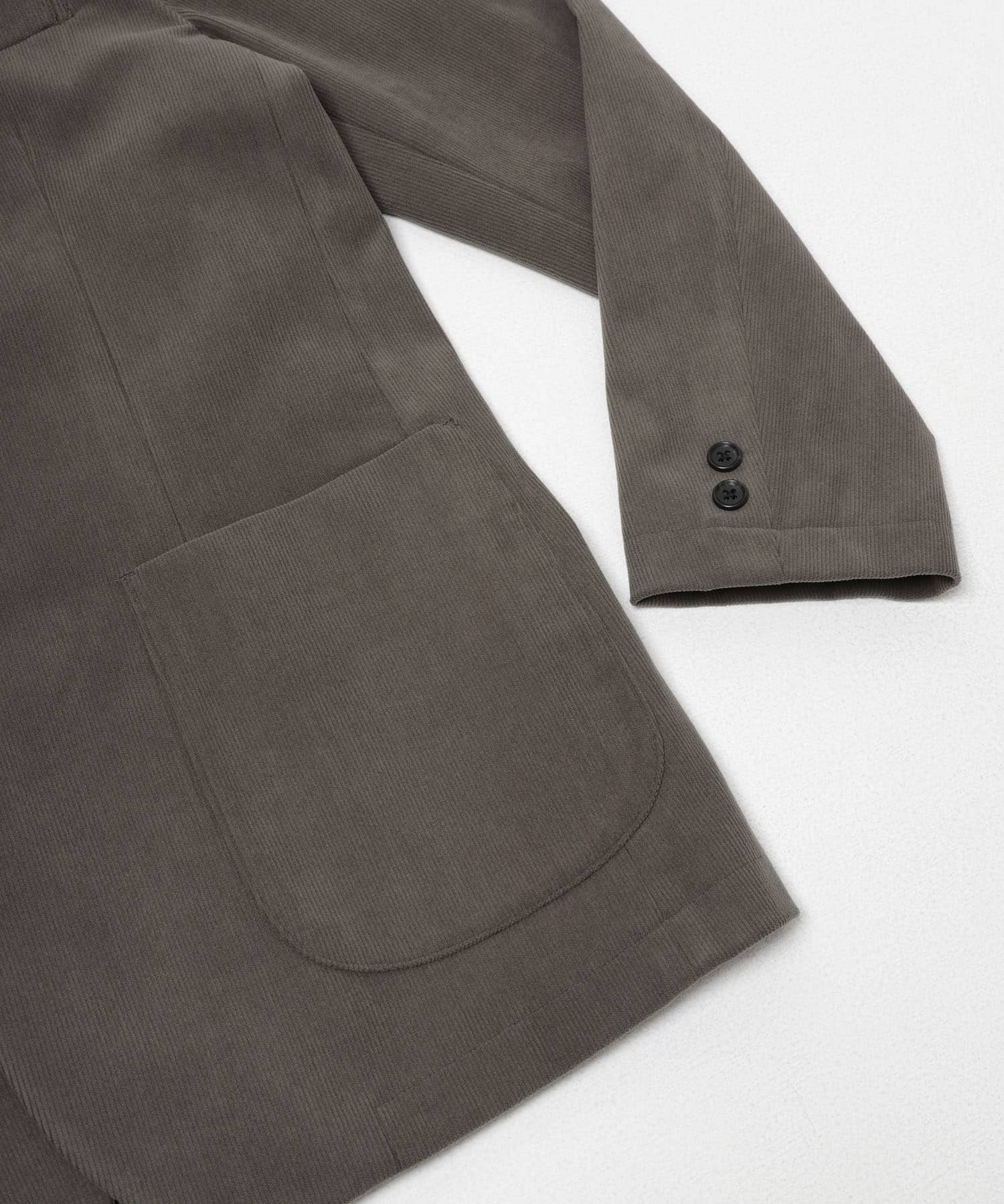 LIFE STYLE TAILOR　コーデュロイコンフォータブルジャケット GREIGE S