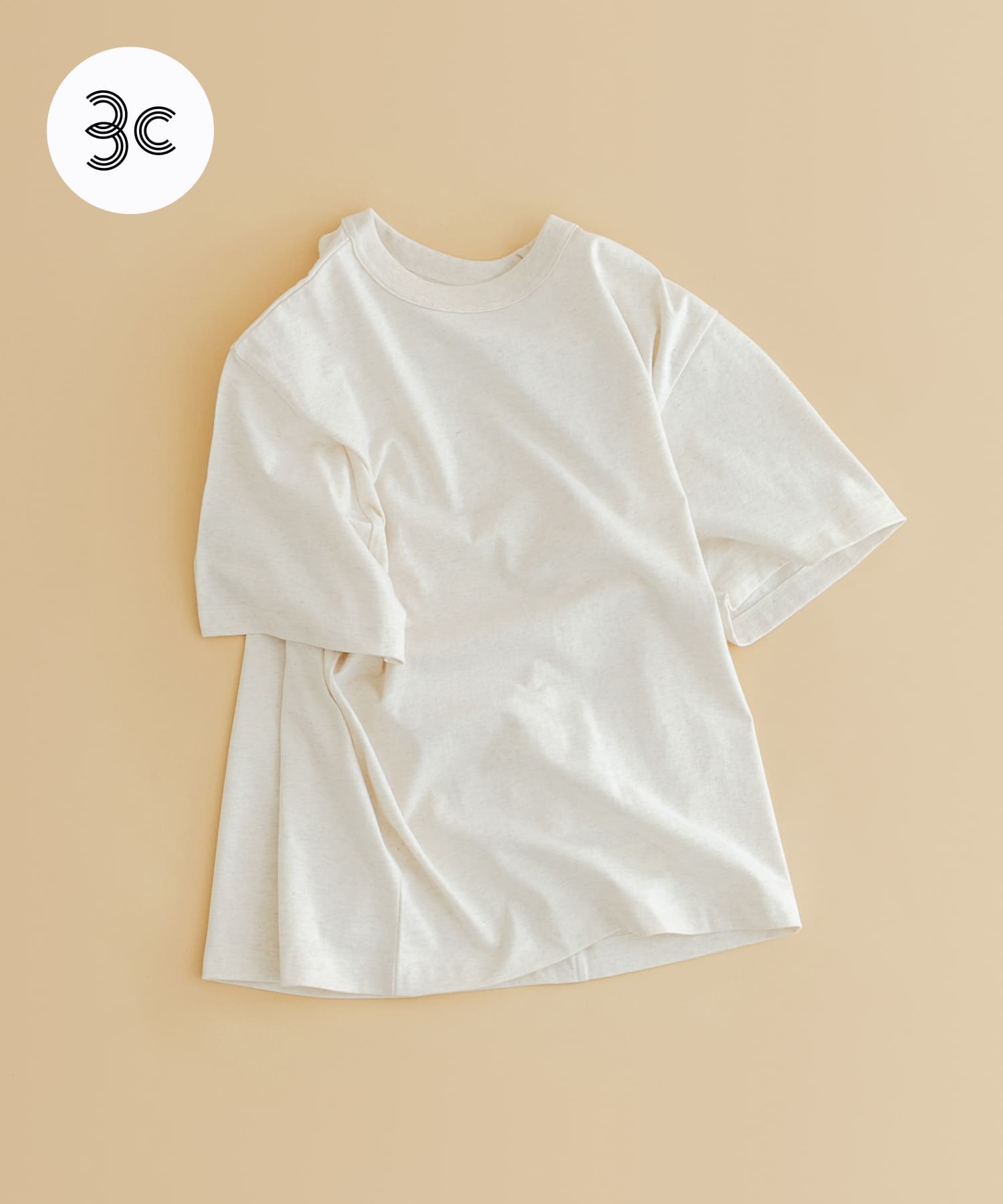 『ユニセックス』commpost　リサイクルコットンボックスTシャツ
