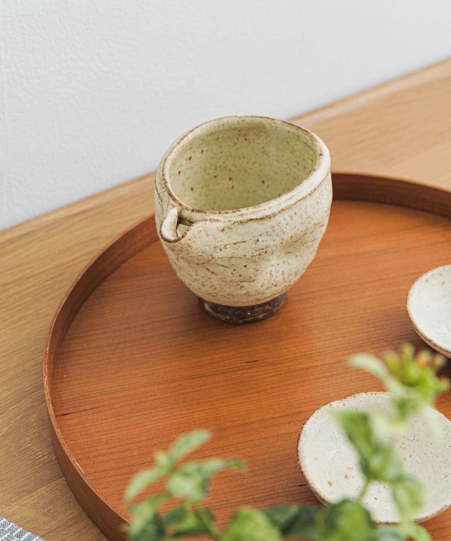 佐藤敬　黄粉引片口酒器