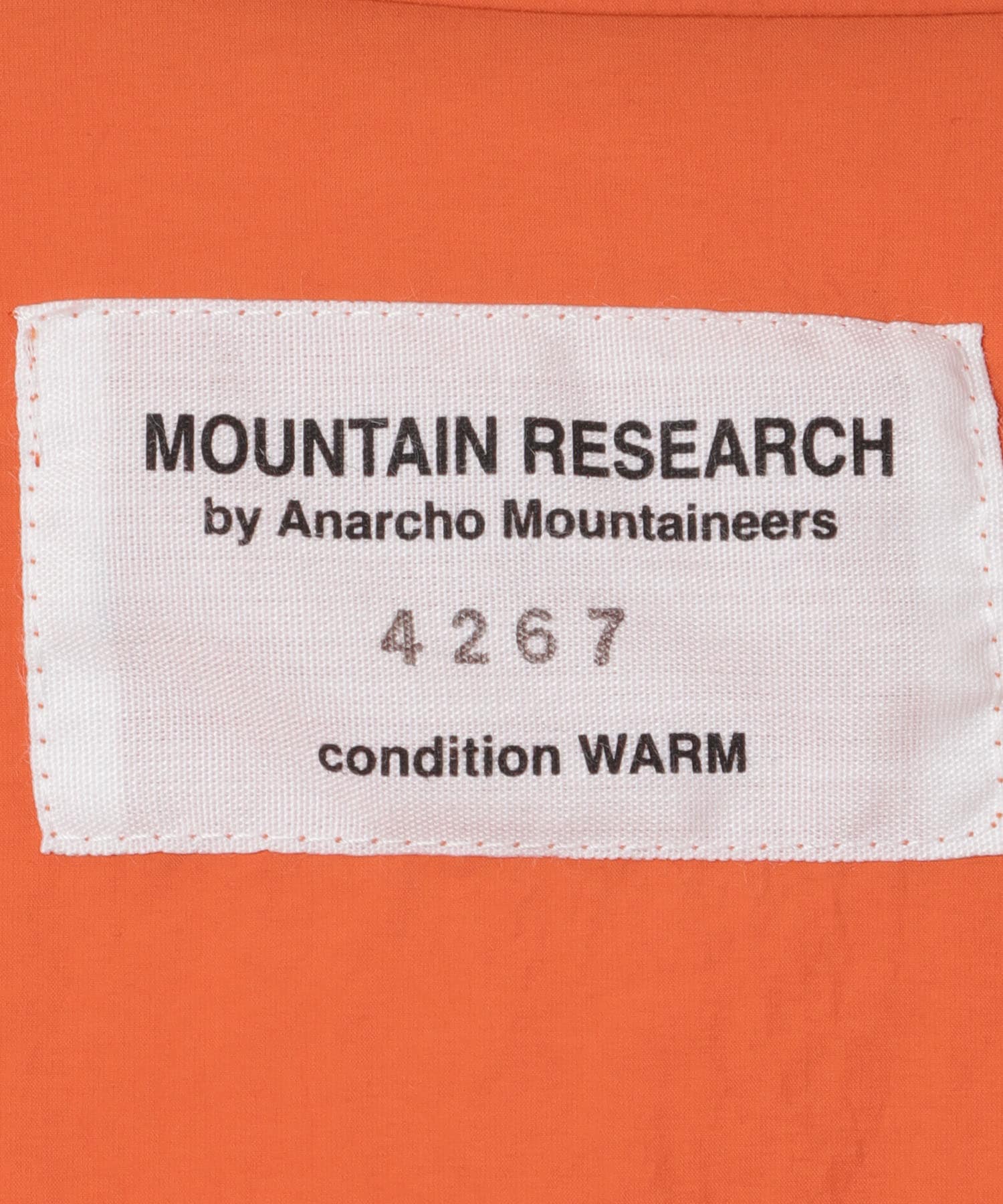 mountain research　Coach shirts Orange L