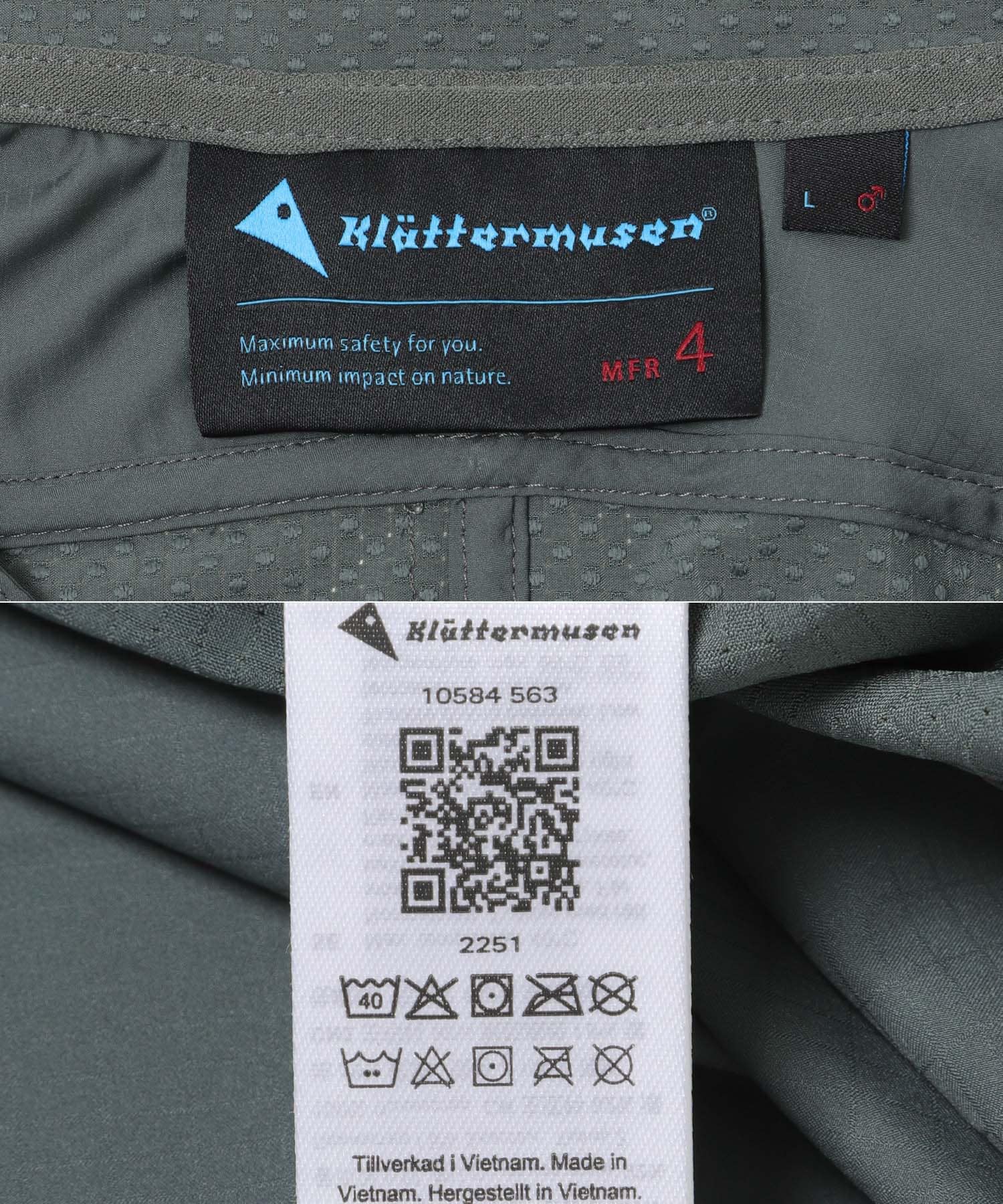 KLATTERMUSEN　VINGNER ANORAK MS DARK TEAL M