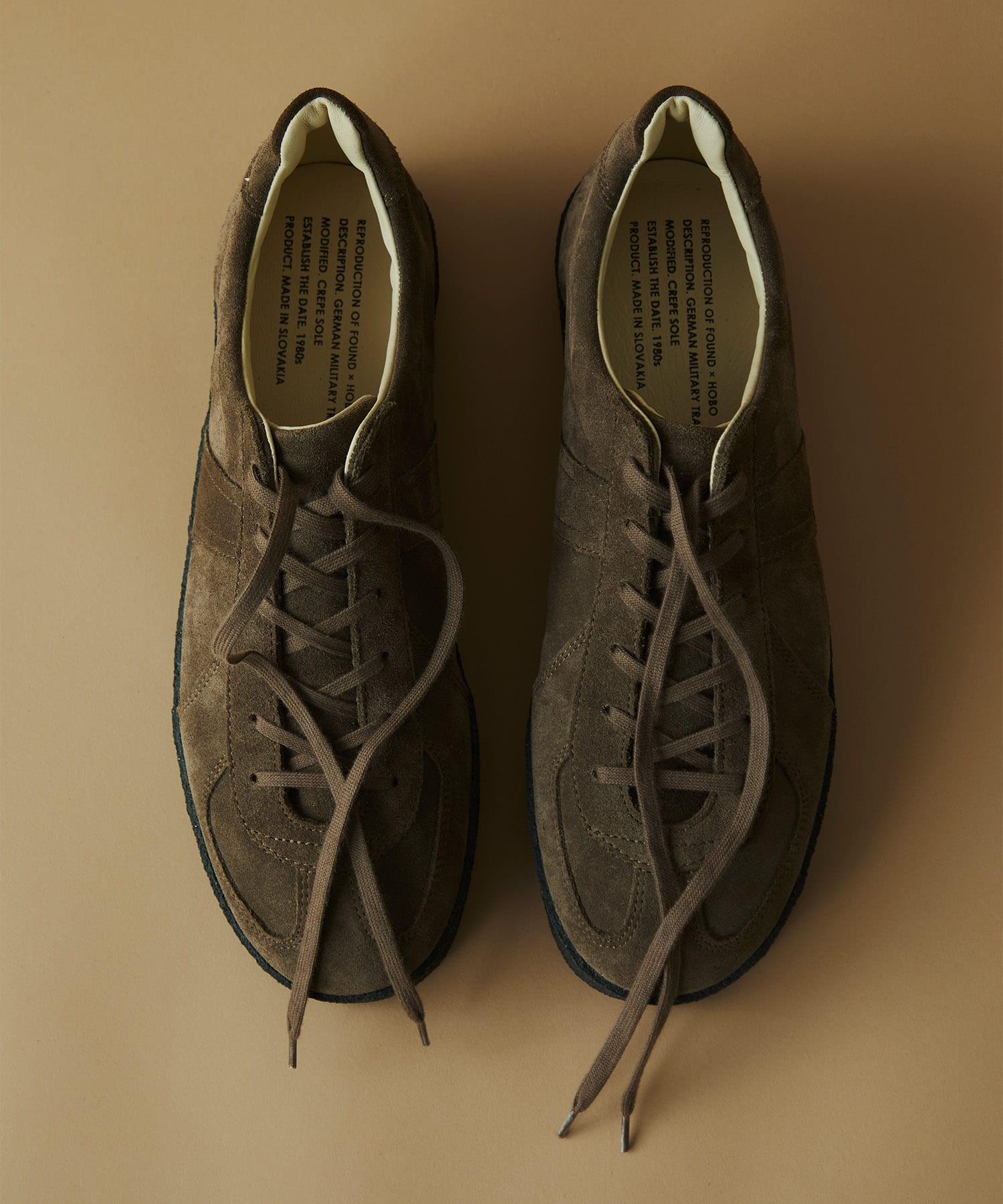 HOBO　GERMAN TRAINER COW SUEDE by REPRODUCTION OF FOUND