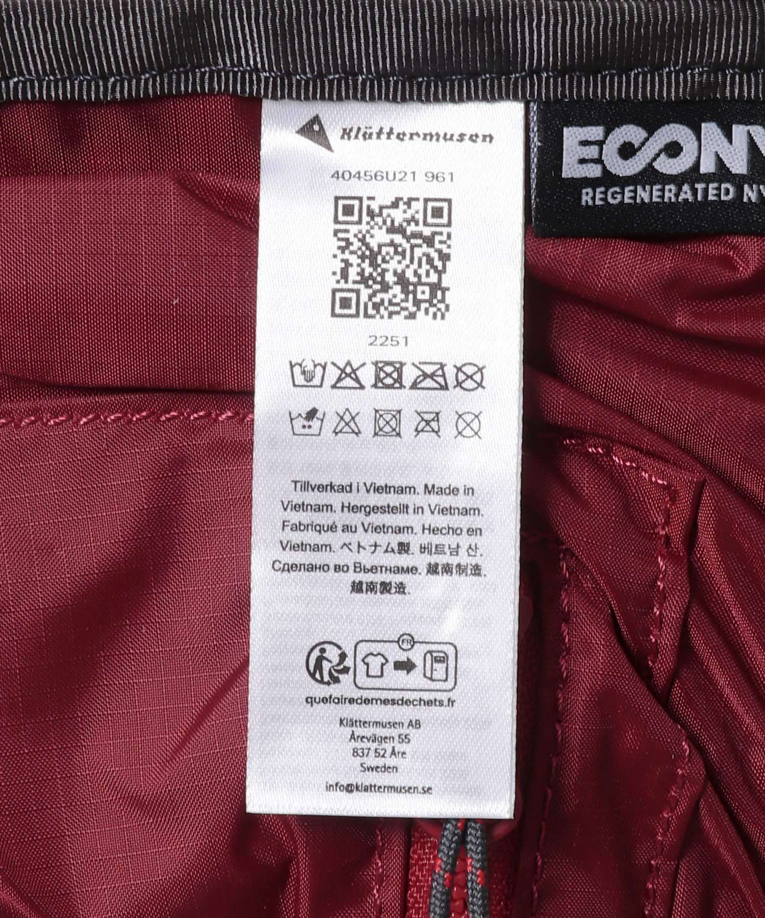 KLATTERMUSEN　GJALP BACKPACK 18L Cl BERRY One