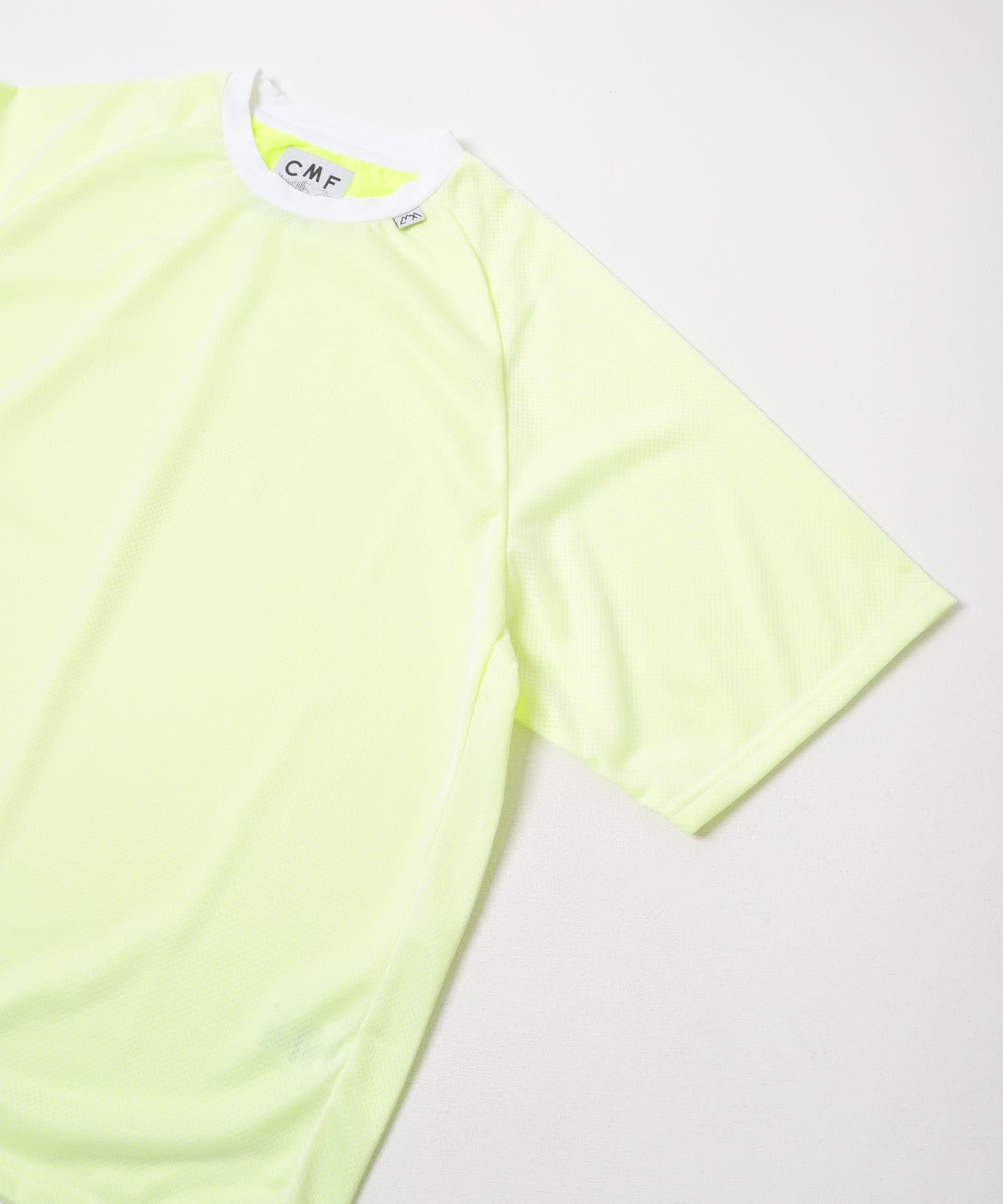 CMF OUTDOOR GARMENT　W FACE QUICK DRY T-SHIRTS SHORT-SLEEVE WHITE YEL L