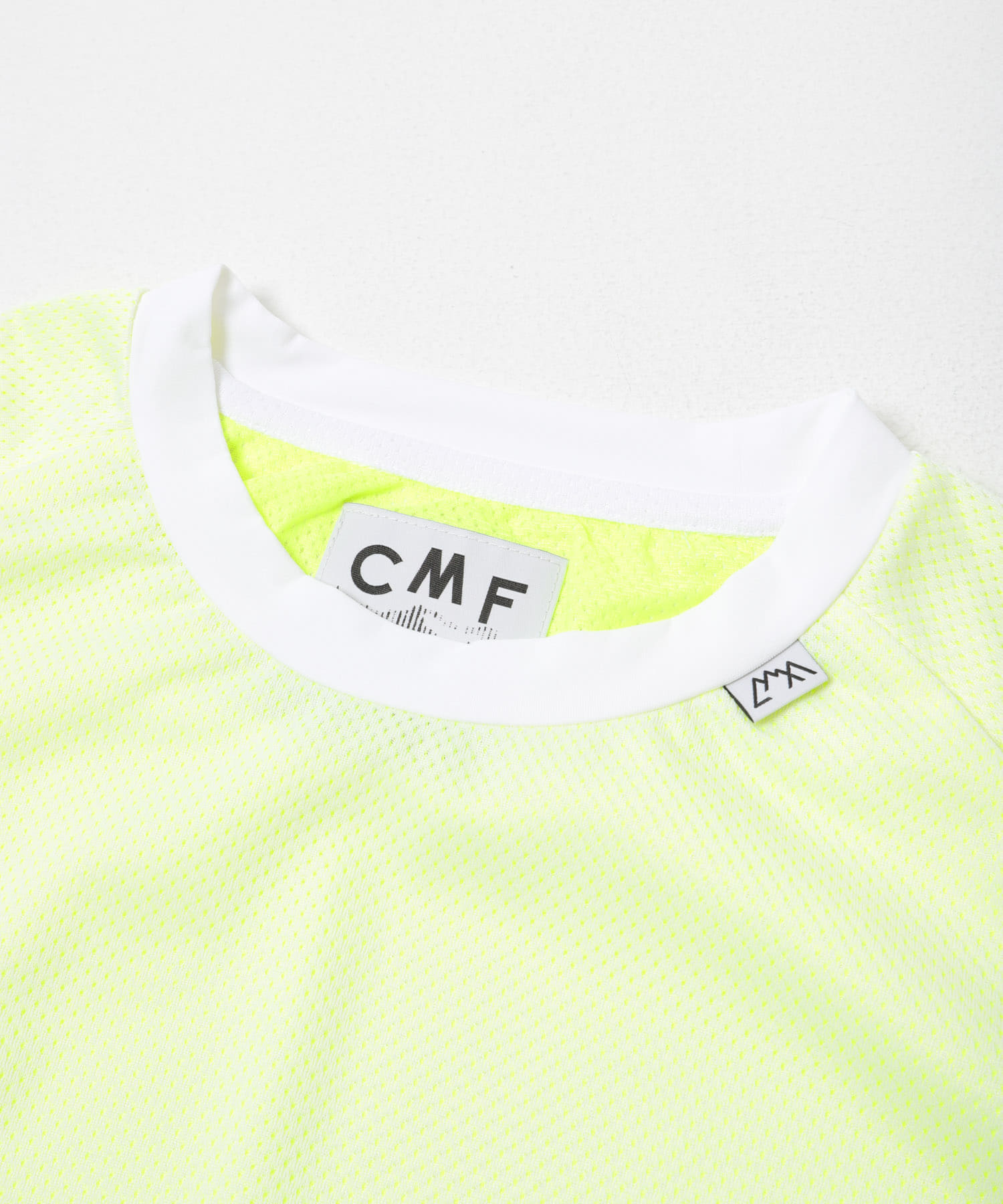 CMF OUTDOOR GARMENT　W FACE QUICK DRY T-SHIRTS SHORT-SLEEVE WHITE YEL L