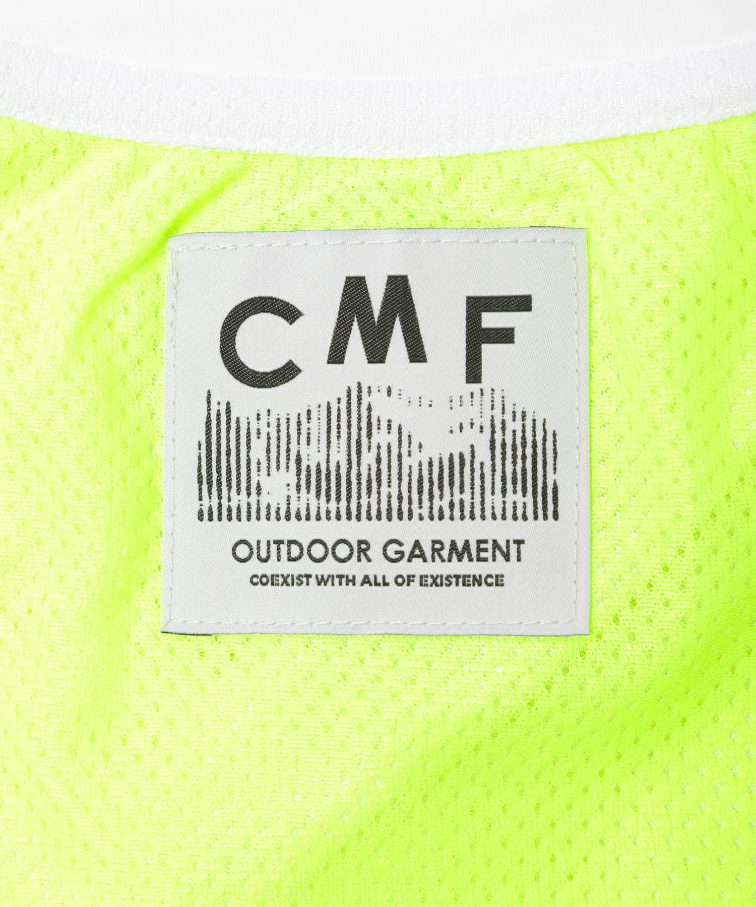 CMF OUTDOOR GARMENT　W FACE QUICK DRY T-SHIRTS SHORT-SLEEVE WHITE YEL L