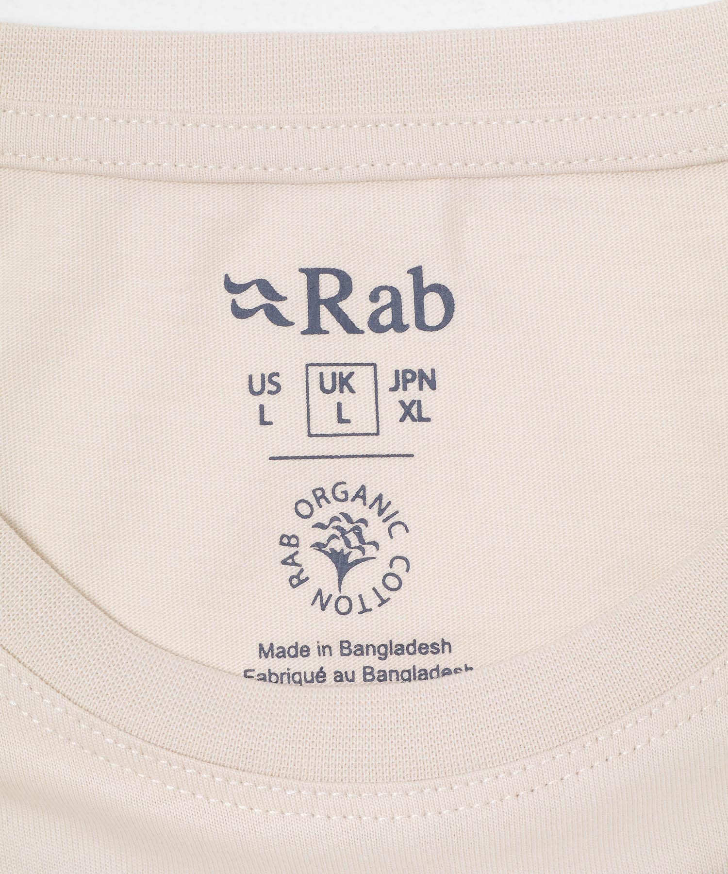 Rab　STANCE STRATA T-SHIRTS ECRU M