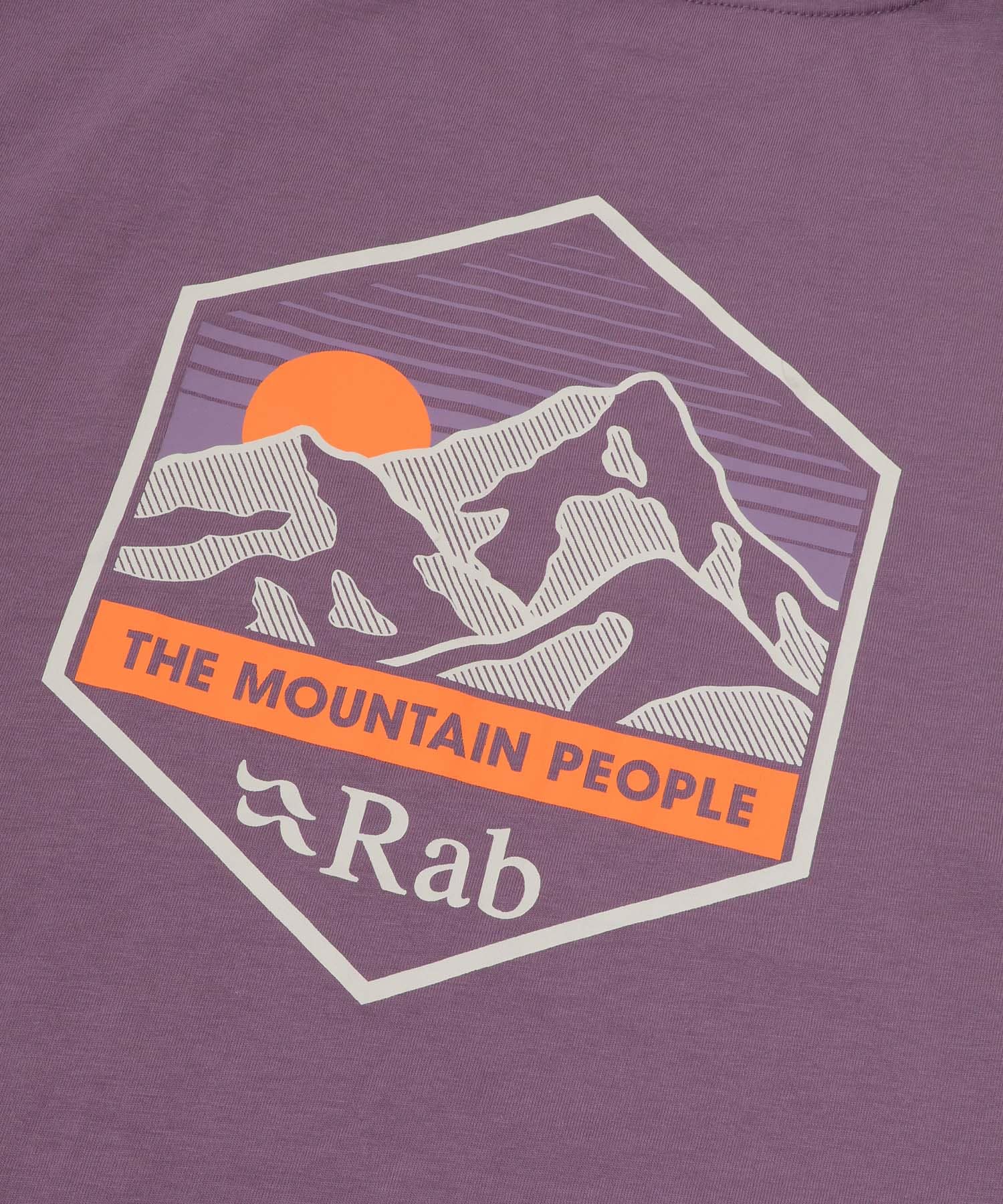 Rab　STANCE MOUNTAIN PEAK T-SHIRTS DARK IRIS M