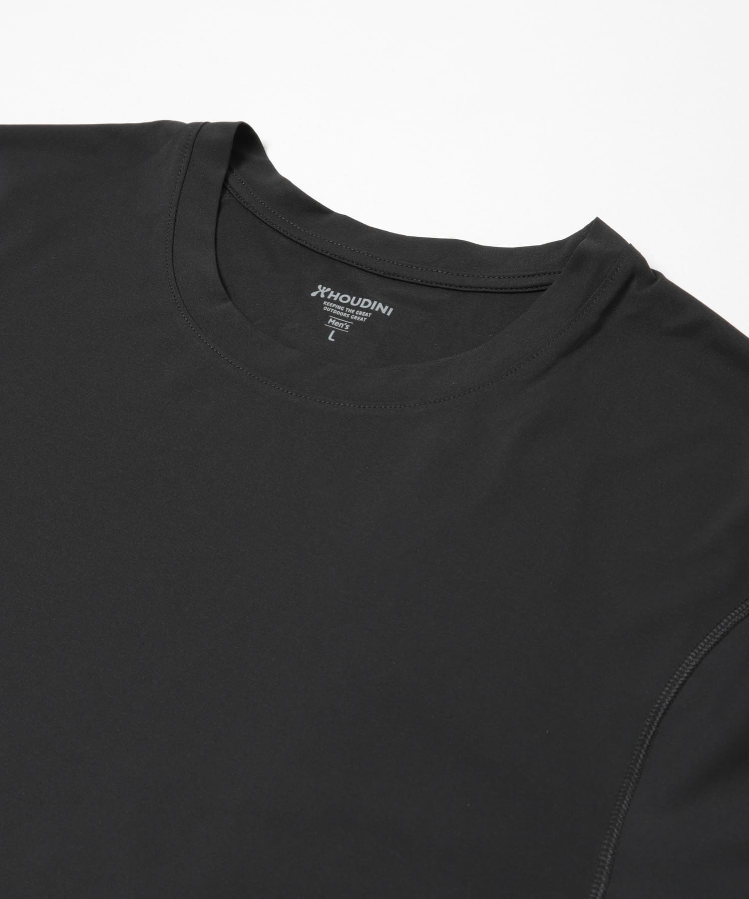 HOUDINI　MS PACE AIR T-SHIRTS TRUE BLACK S