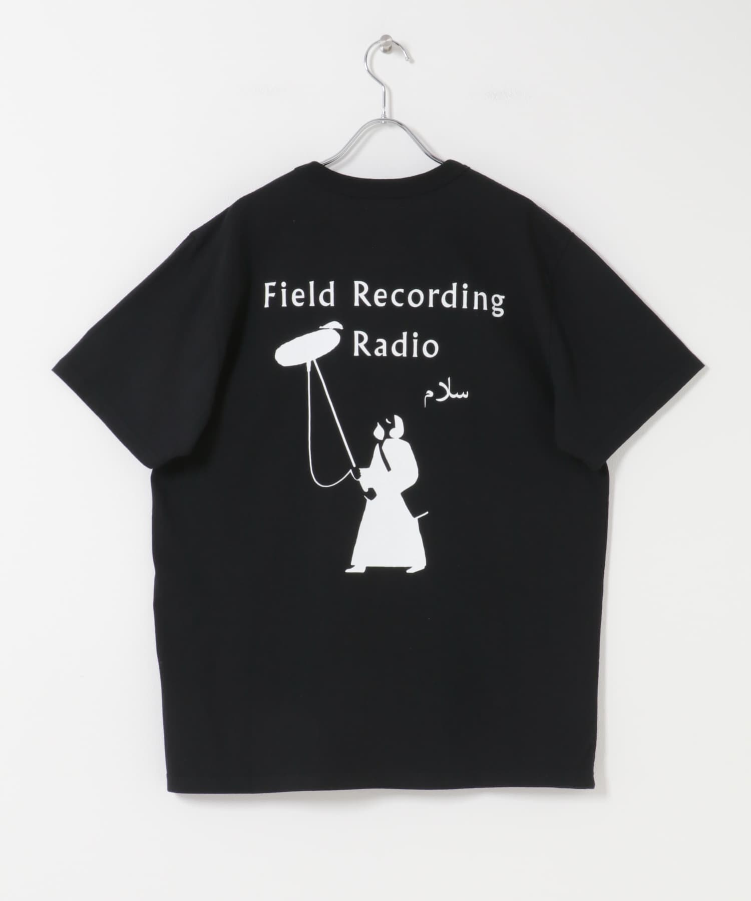 TACOMA FUJI RECORDS　FIELD RECORDING RADIO T-SHIRTS BLACK M