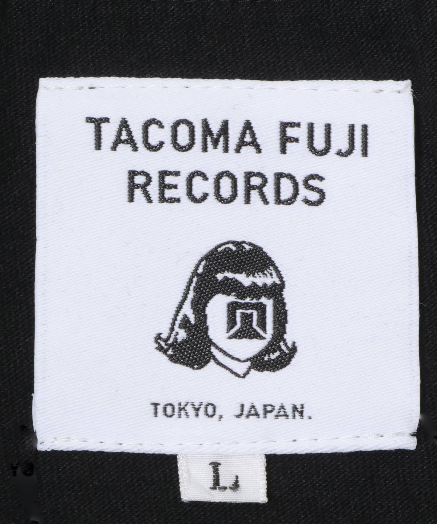 TACOMA FUJI RECORDS　FIELD RECORDING RADIO T-SHIRTS BLACK M