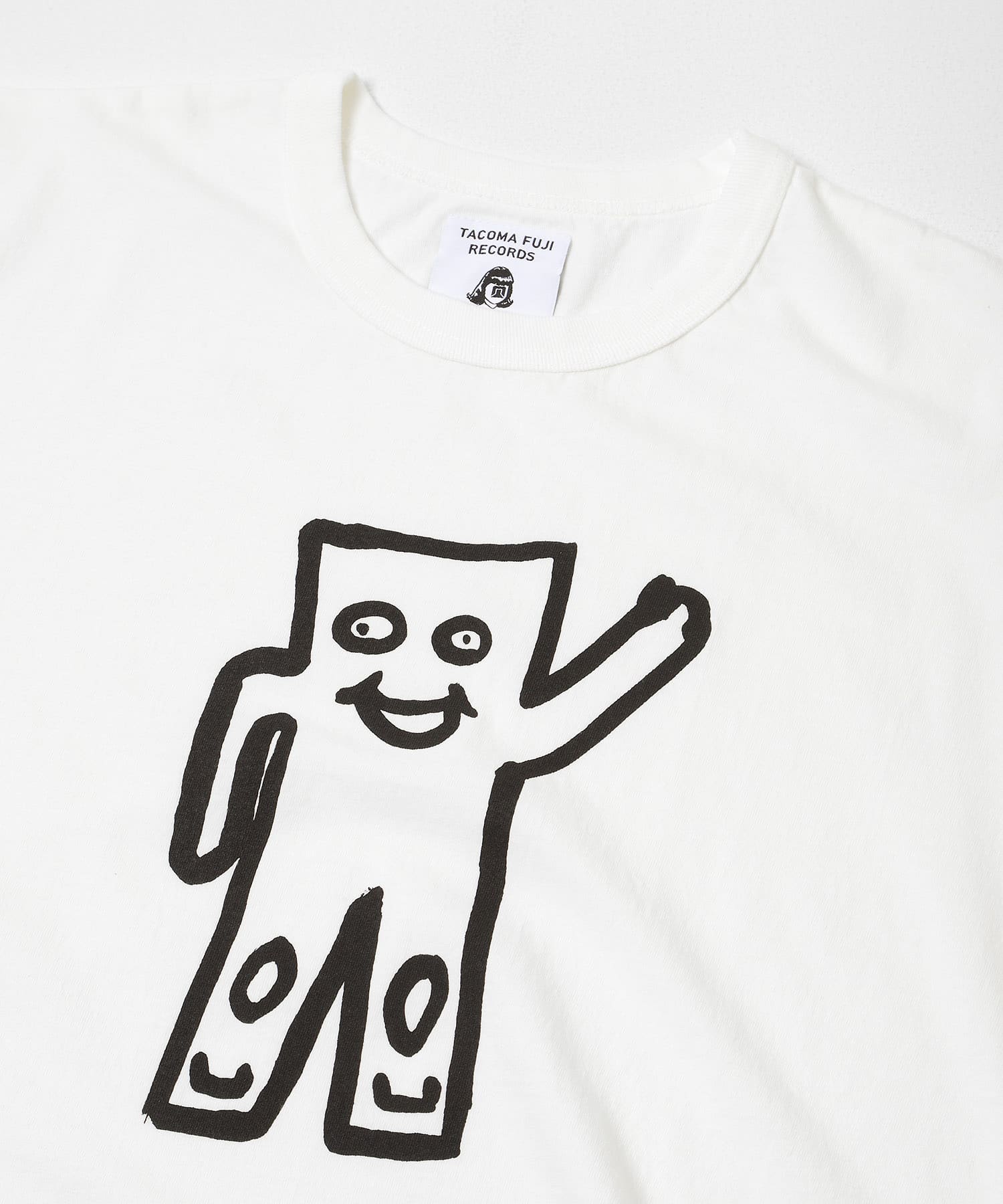 TACOMA FUJI RECORDS　STRETCH MAN T-SHIRTS WHITE M