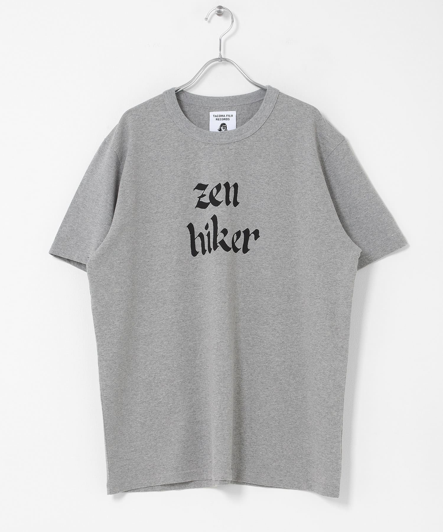 TACOMA FUJI RECORDS　ZEN HIKER T-SHIRTS H. GRAY M