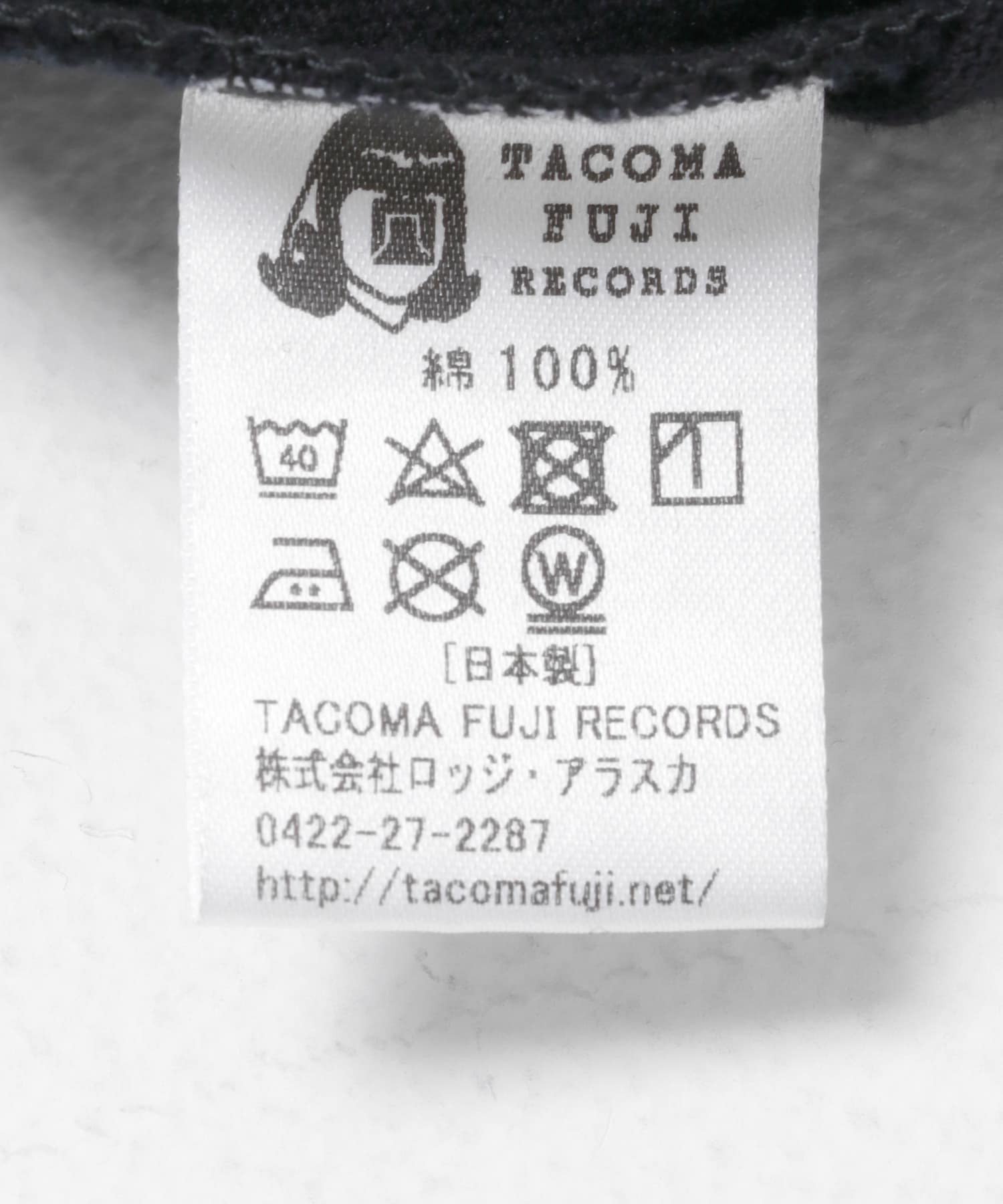 TACOMA FUJI RECORDS　ZEN RUNNER T-SHIRTS BLACK M