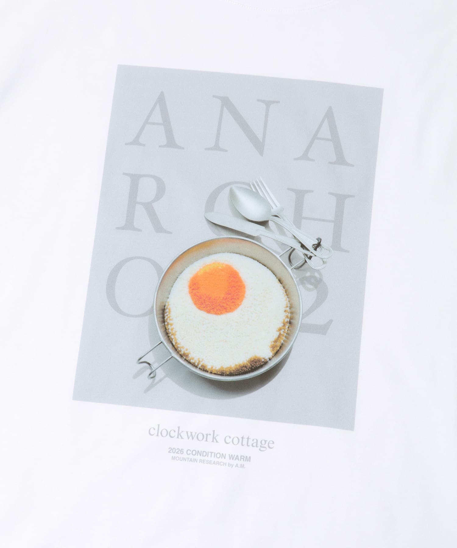 mountain research　Sunny Side Up WHITE M
