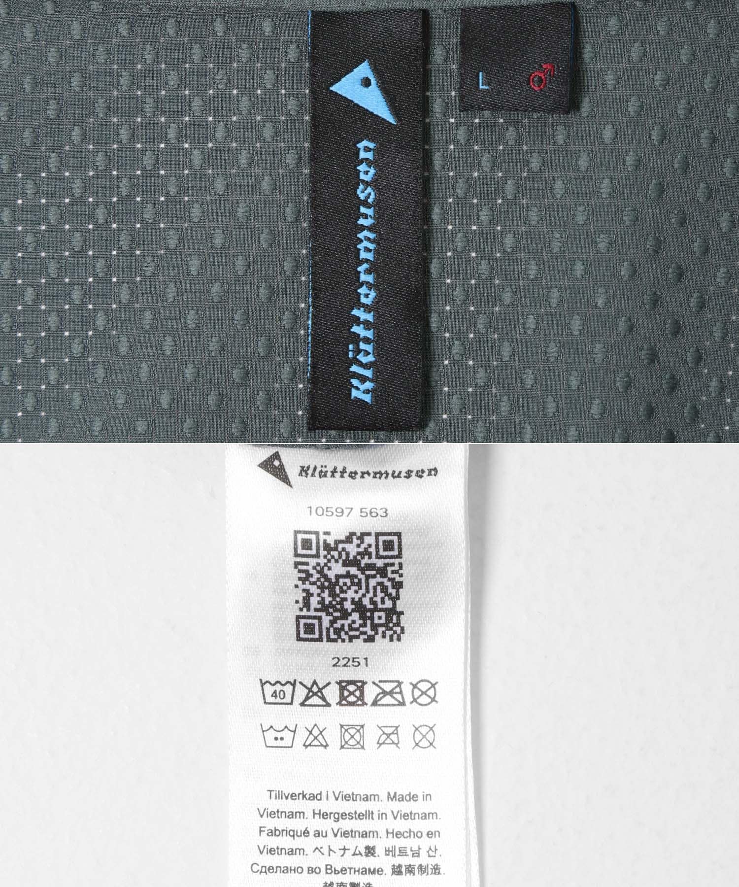 KLATTERMUSEN　BARRO LS SHIRT MS DARK TEAL M